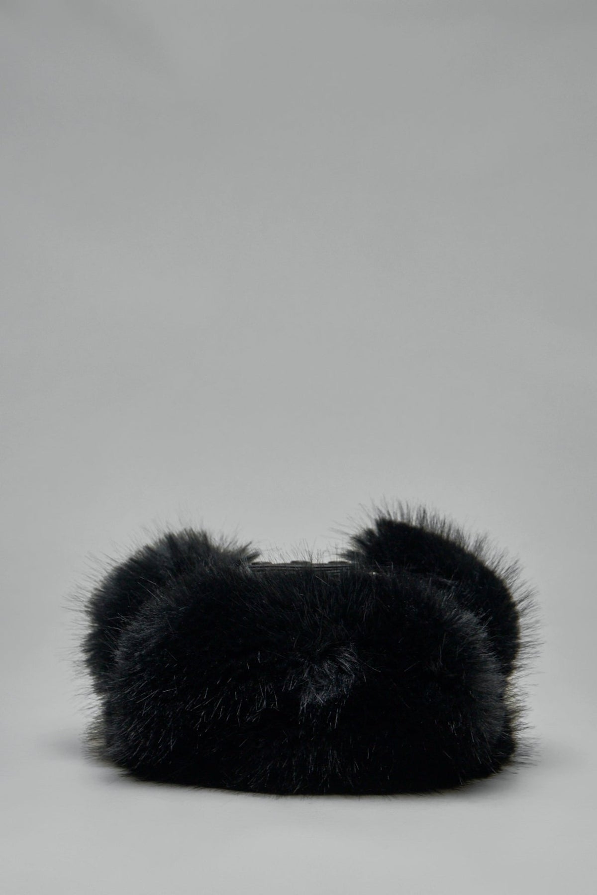 NWT Laundry by Design Faux Fur Black Trapper Hat with Pom Poms One Size Faux Fur Trapper – Kangol main image 3