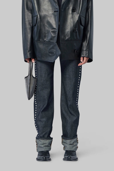 Full Studded Slim Jean