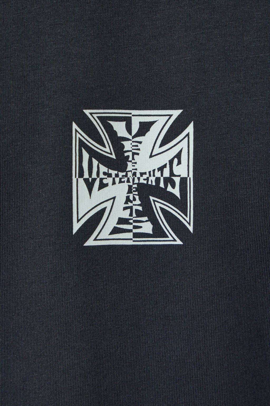 Vetements - Biker Cross Logo T-shirt - LABELS