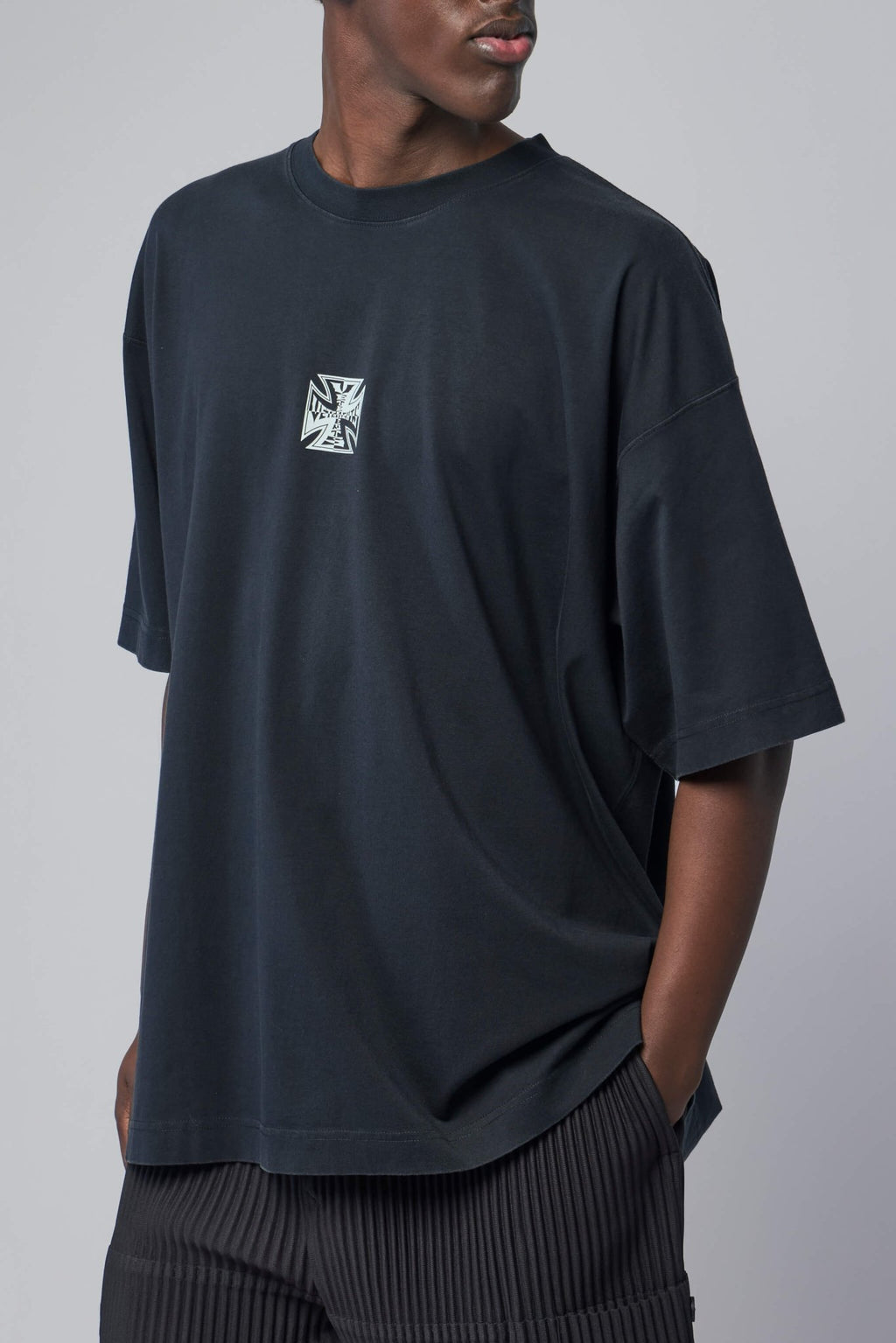 Vetements - Biker Cross Logo T-shirt - LABELS
