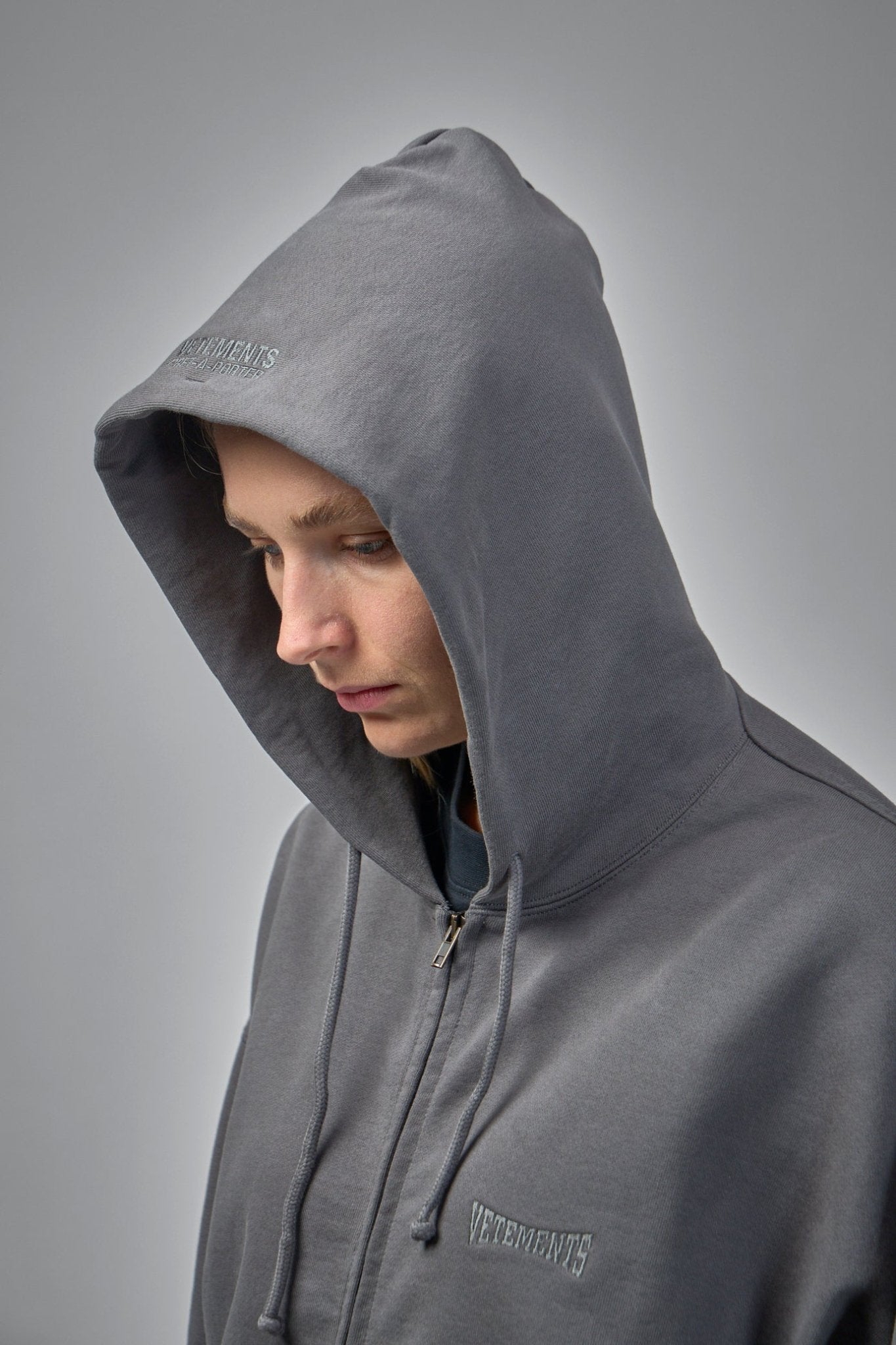 Vetements - Boxing Logo Oversized Zip - Up Hoodie - LABELS