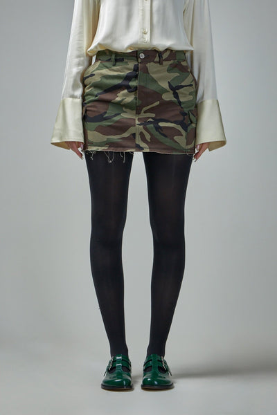 Minirock im Cargo-Camouflage-Stil