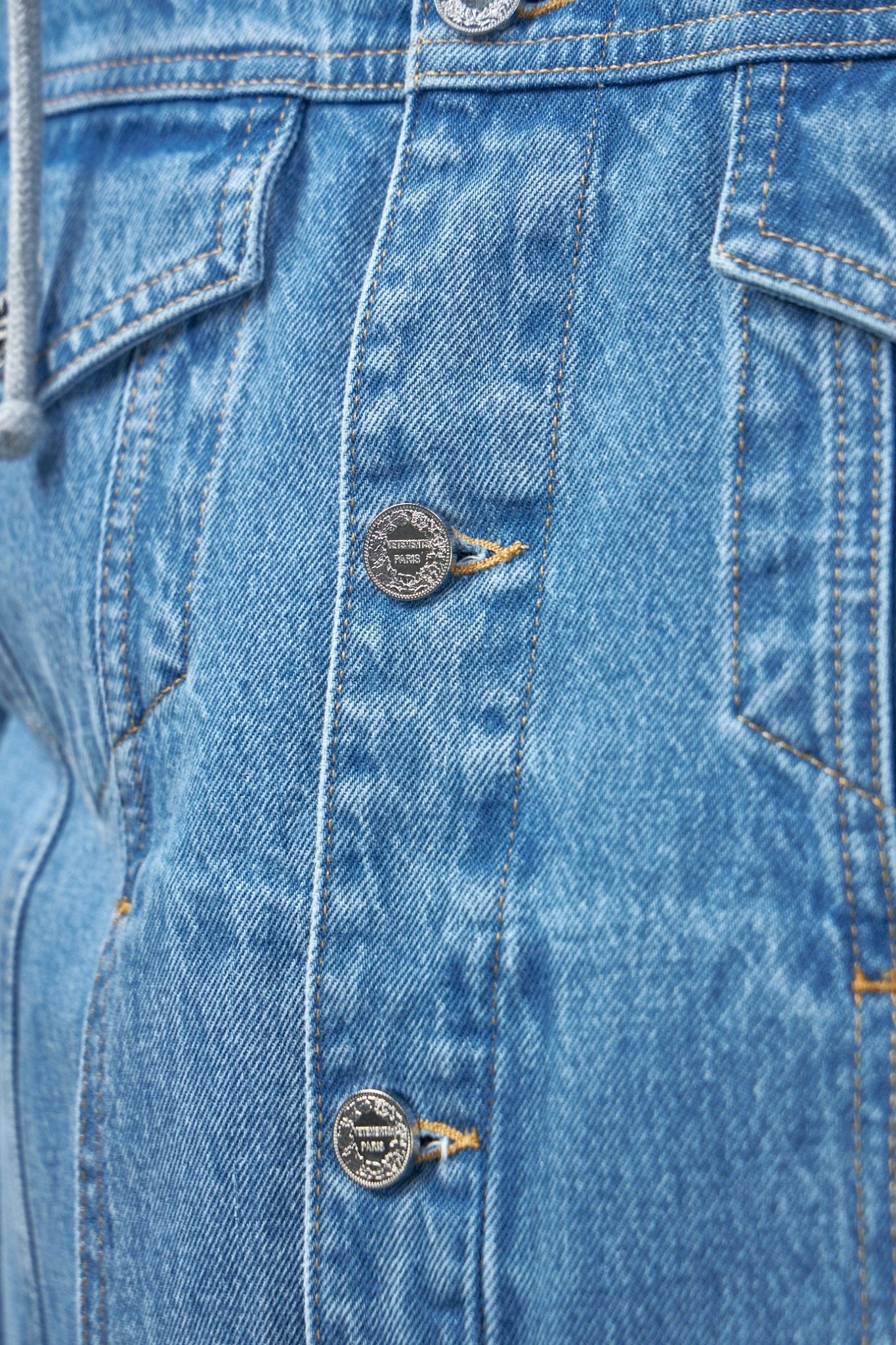 Vetements - Deconstructed Hooded Denim Jacket - LABELS