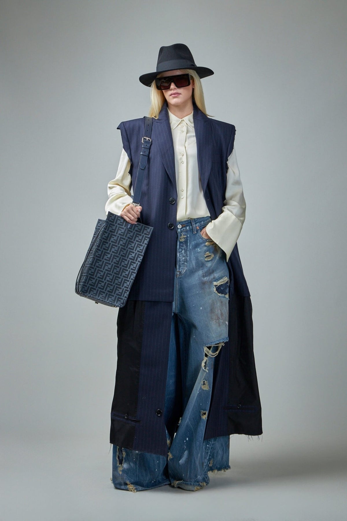 Vetements - Deconstructed Sleeveless Lining Coat - LABELS
