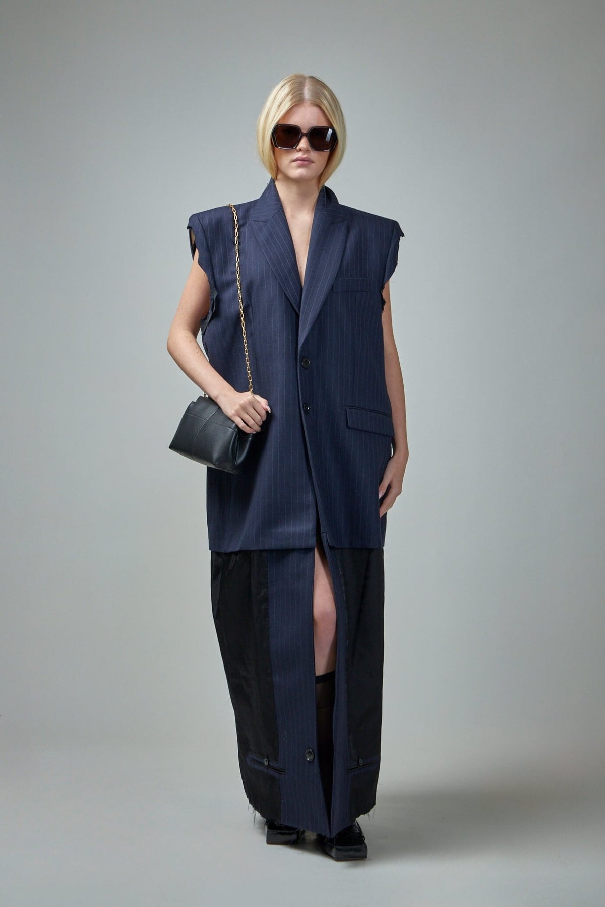Vetements - Deconstructed Sleeveless Lining Coat - LABELS