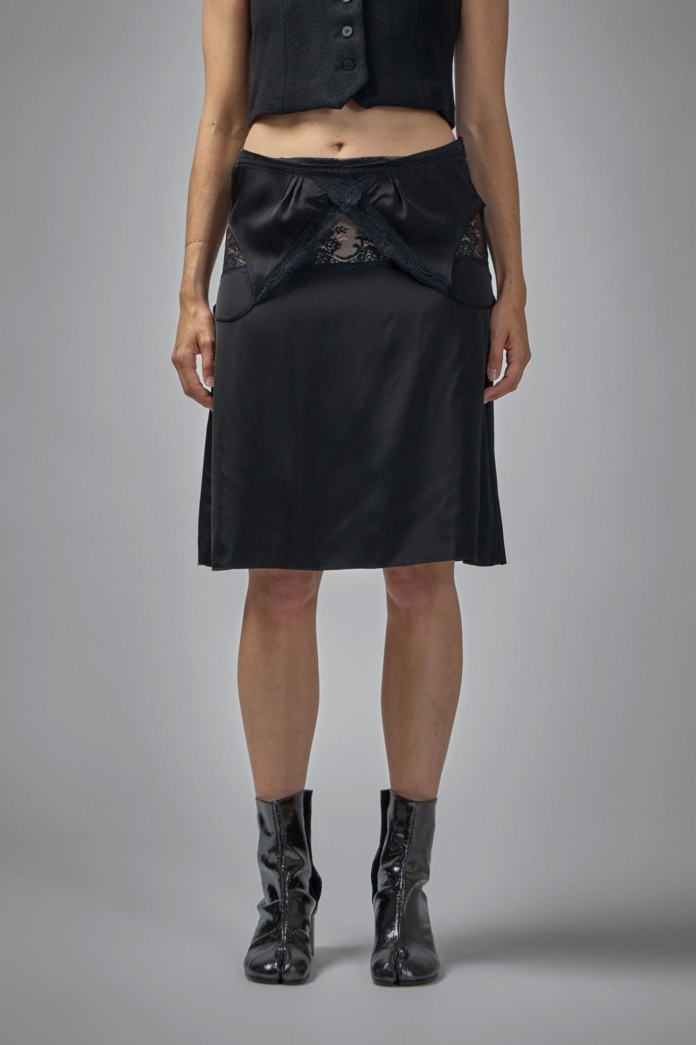 Vetements - Dropdown Lingerie Skirt - LABELS