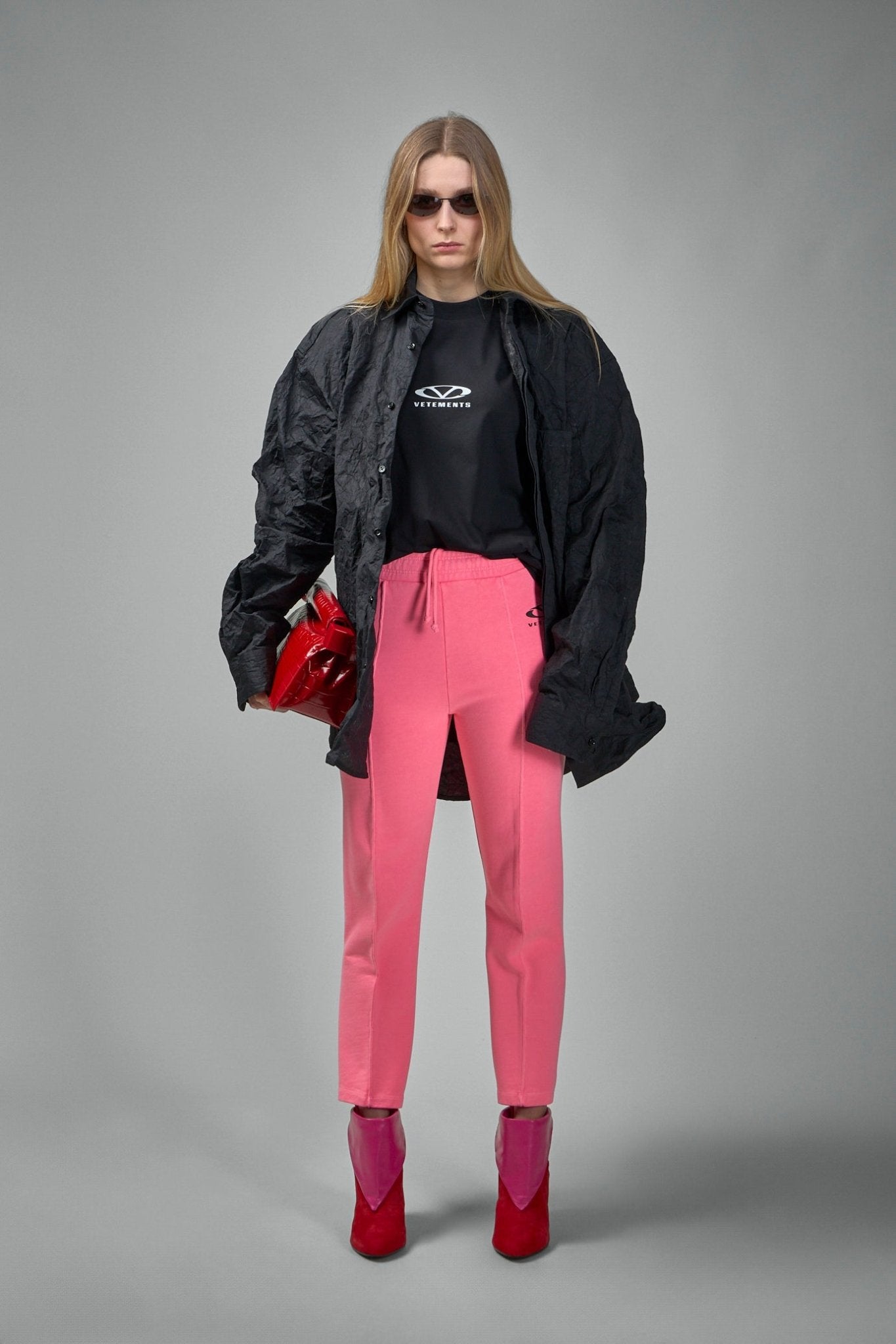 Vetements Track Pants - Oval Logo Fitted Sweatpants – LABELS