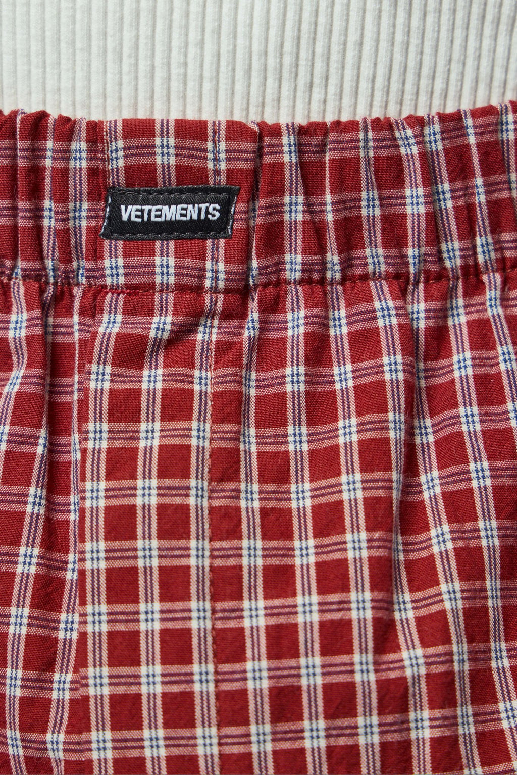 Vetements - Push - up Shirting Shorts - LABELS