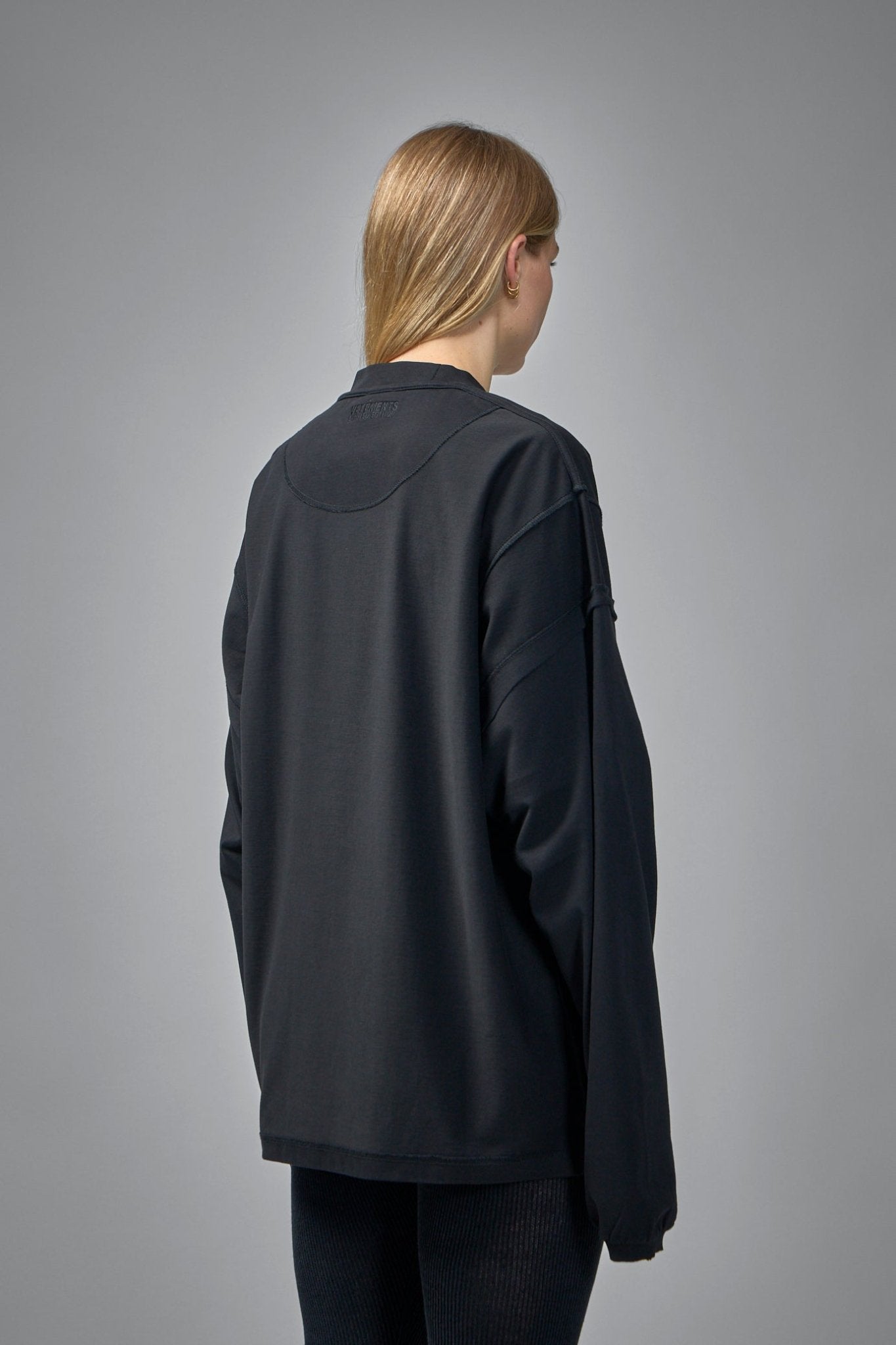 Vetements - Shut Down Embroidered Reworked Longsleeve - LABELS