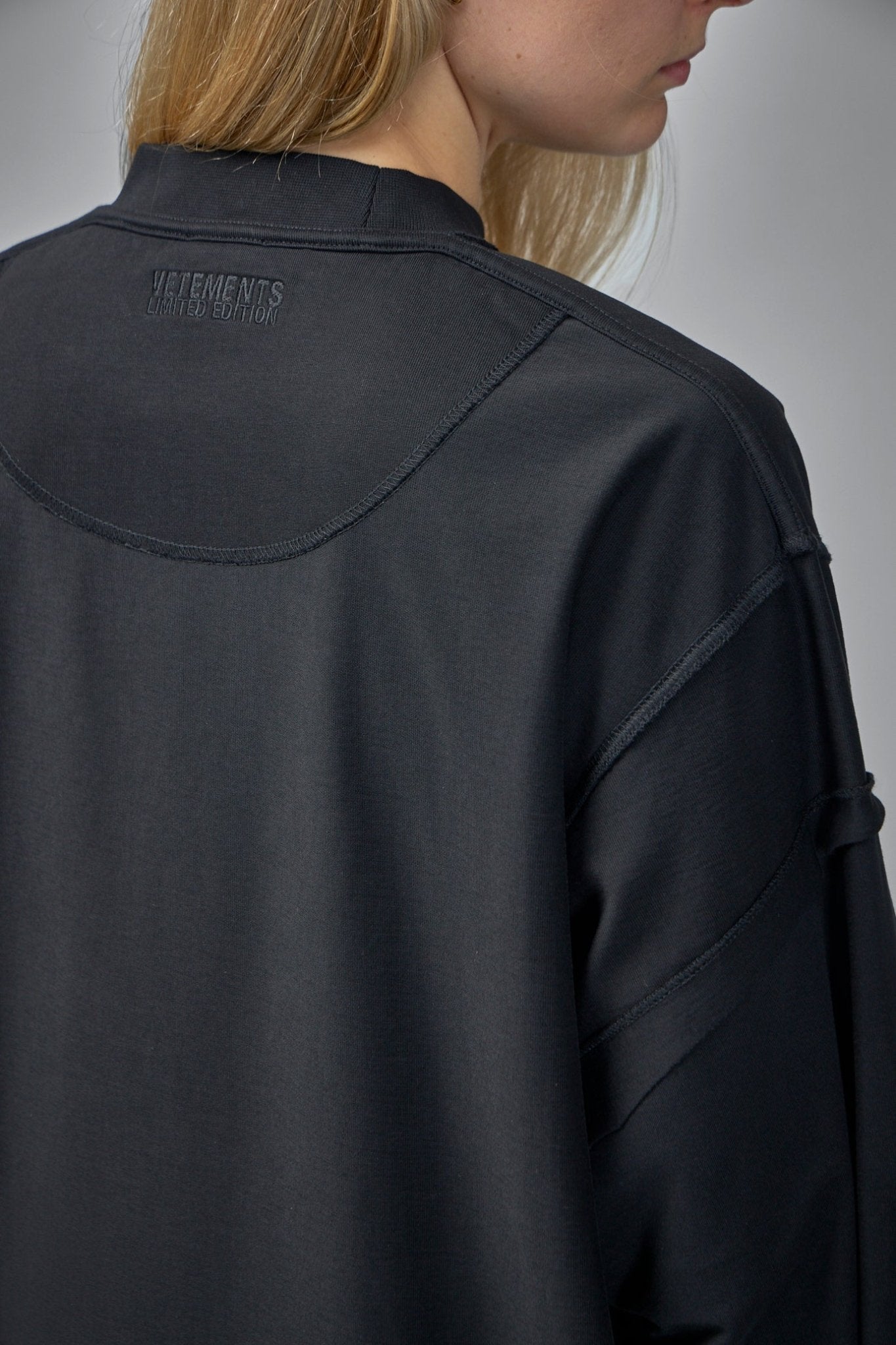 Vetements - Shut Down Embroidered Reworked Longsleeve - LABELS