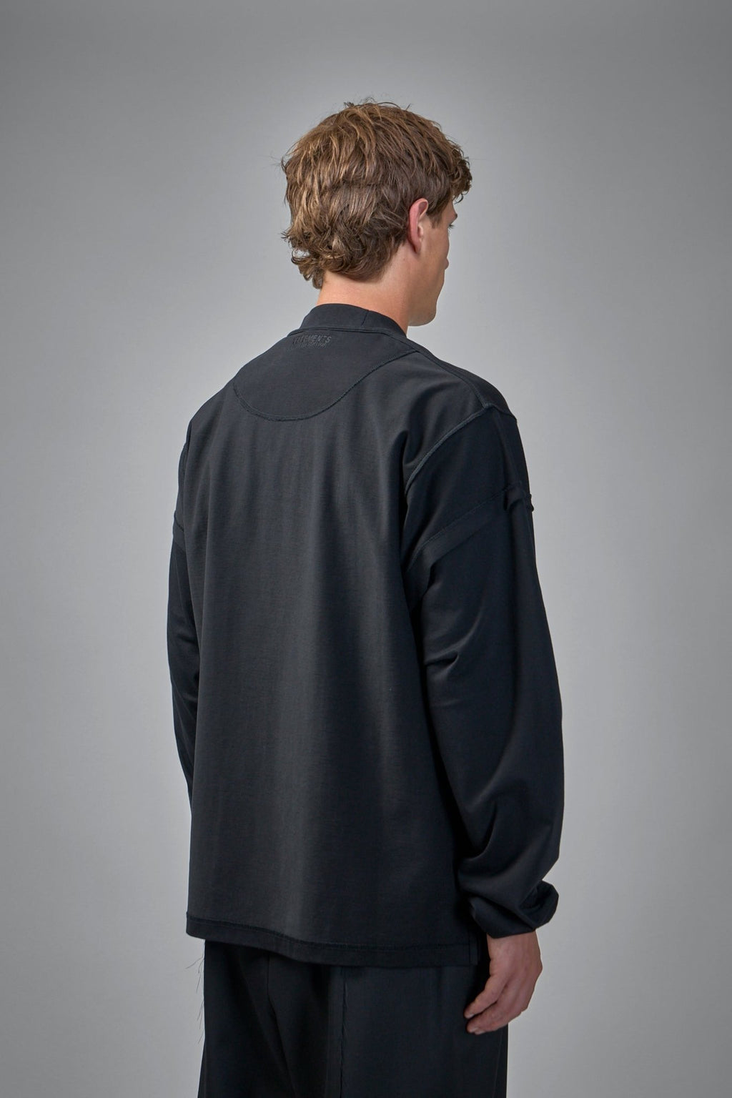 Vetements - Shut Down Embroidered Reworked Longsleeve - LABELS