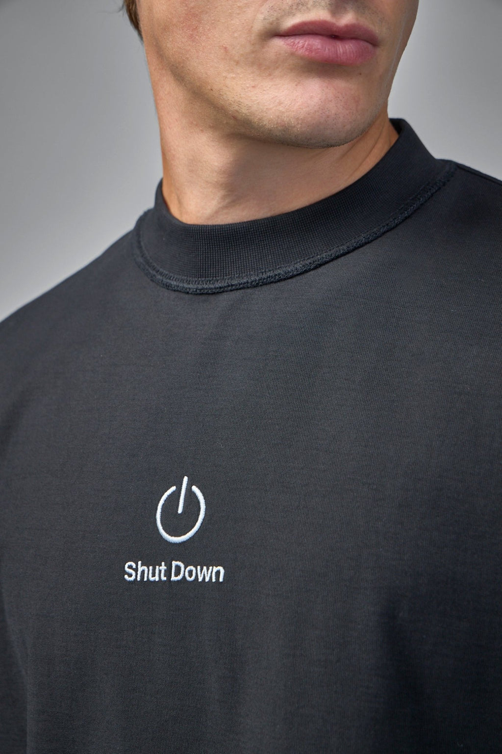 Vetements - Shut Down Embroidered Reworked Longsleeve - LABELS