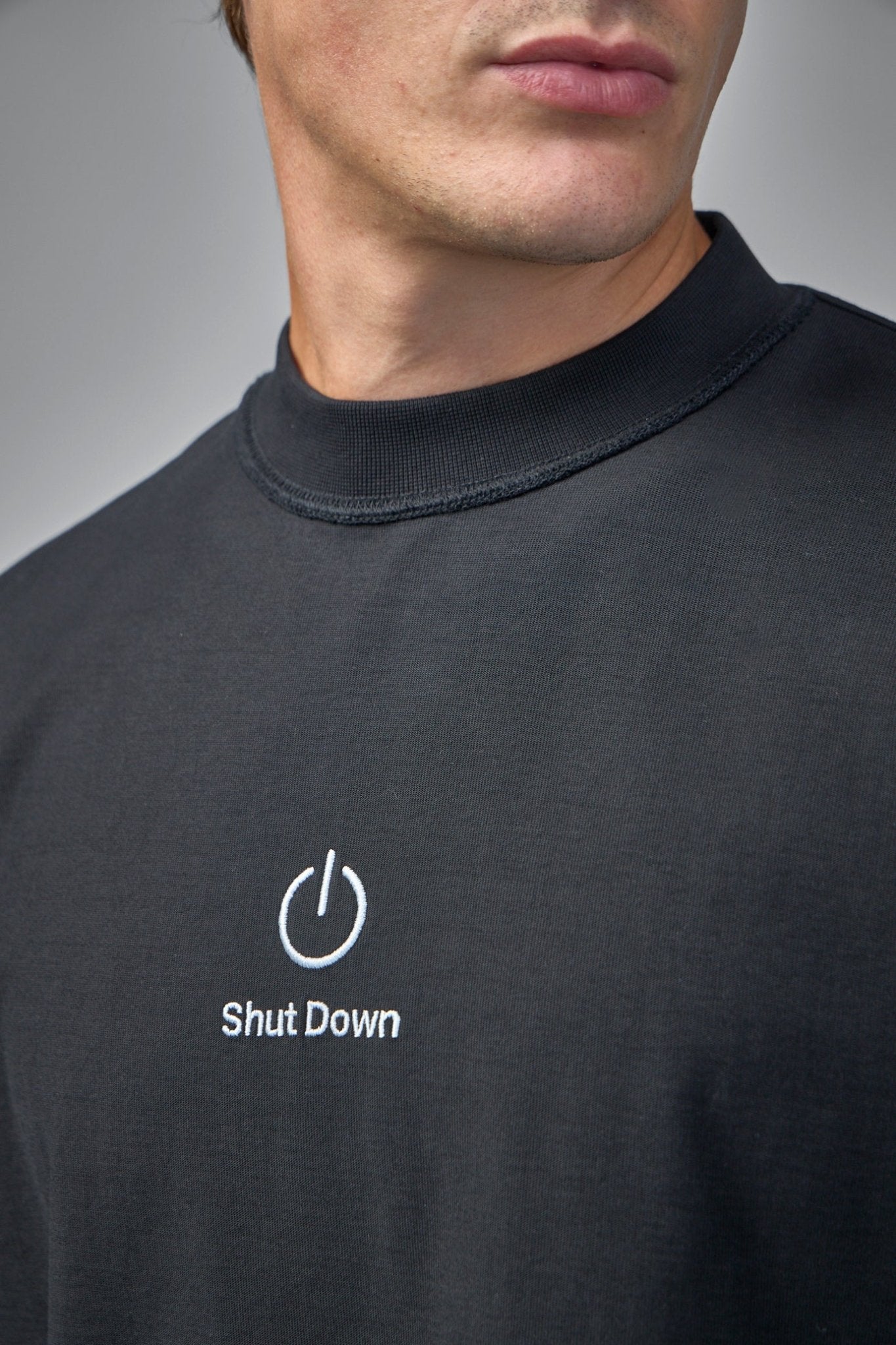 Vetements - Shut Down Embroidered Reworked Longsleeve - LABELS