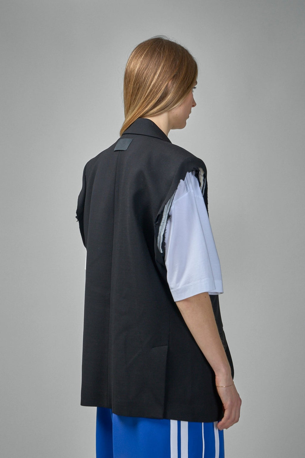 Vetements - Sleeveless Single Breasted Tailored Jacket - LABELS