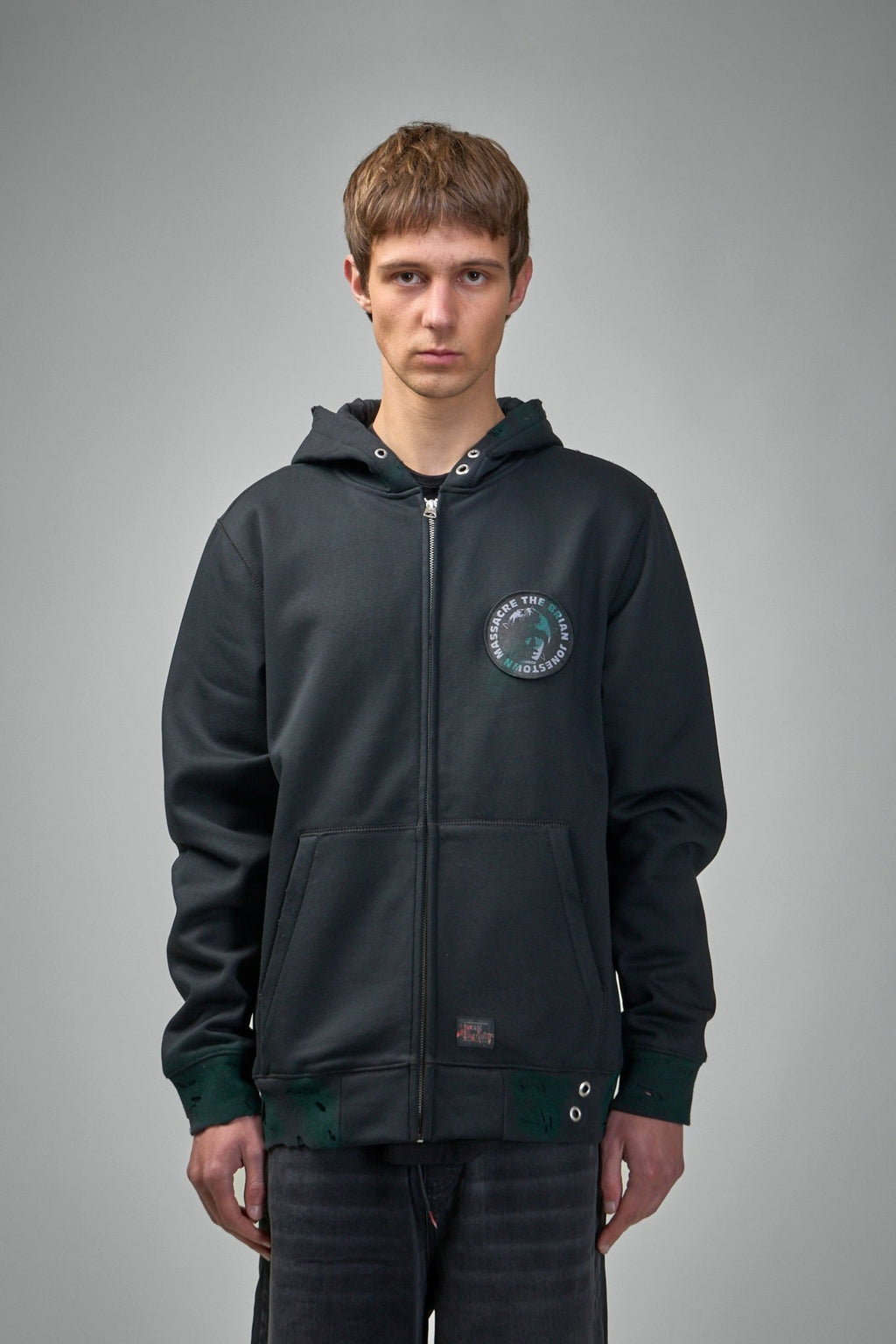 Vintage Industries - KH Hooded Vest black - LABELS