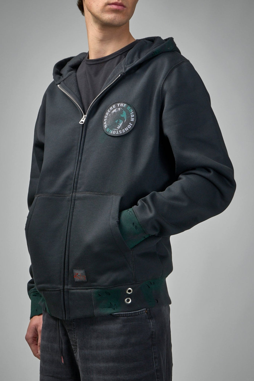 Vintage Industries - KH Hooded Vest black - LABELS