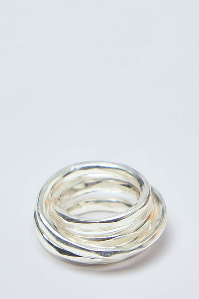 Hammered Wound Ring