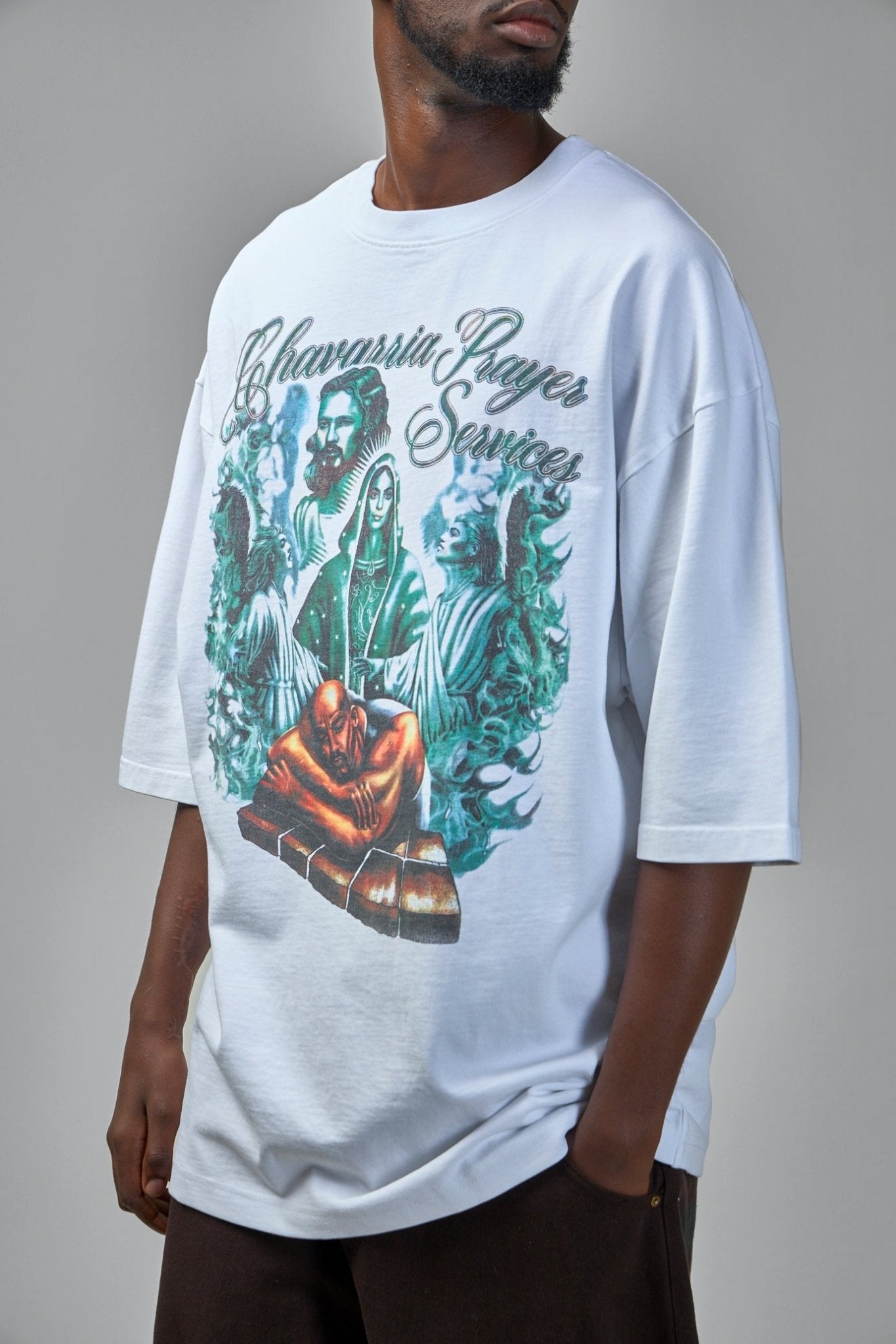 Willy Chavarria - Chavarria Prayer Services Northsider Tee - LABELS