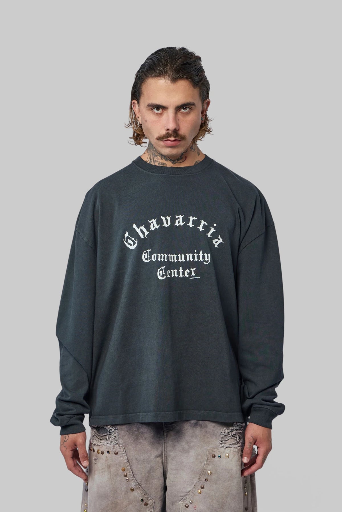 Willy Chavarria - Community Center Ls Buffalo Tee - LABELS
