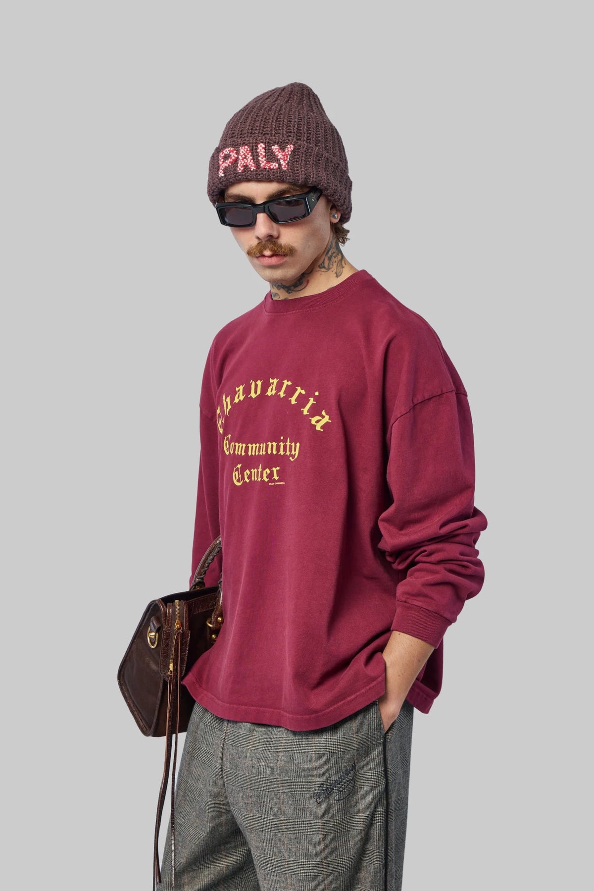 Willy Chavarria - Community Center LS Buffalo Tee - LABELS