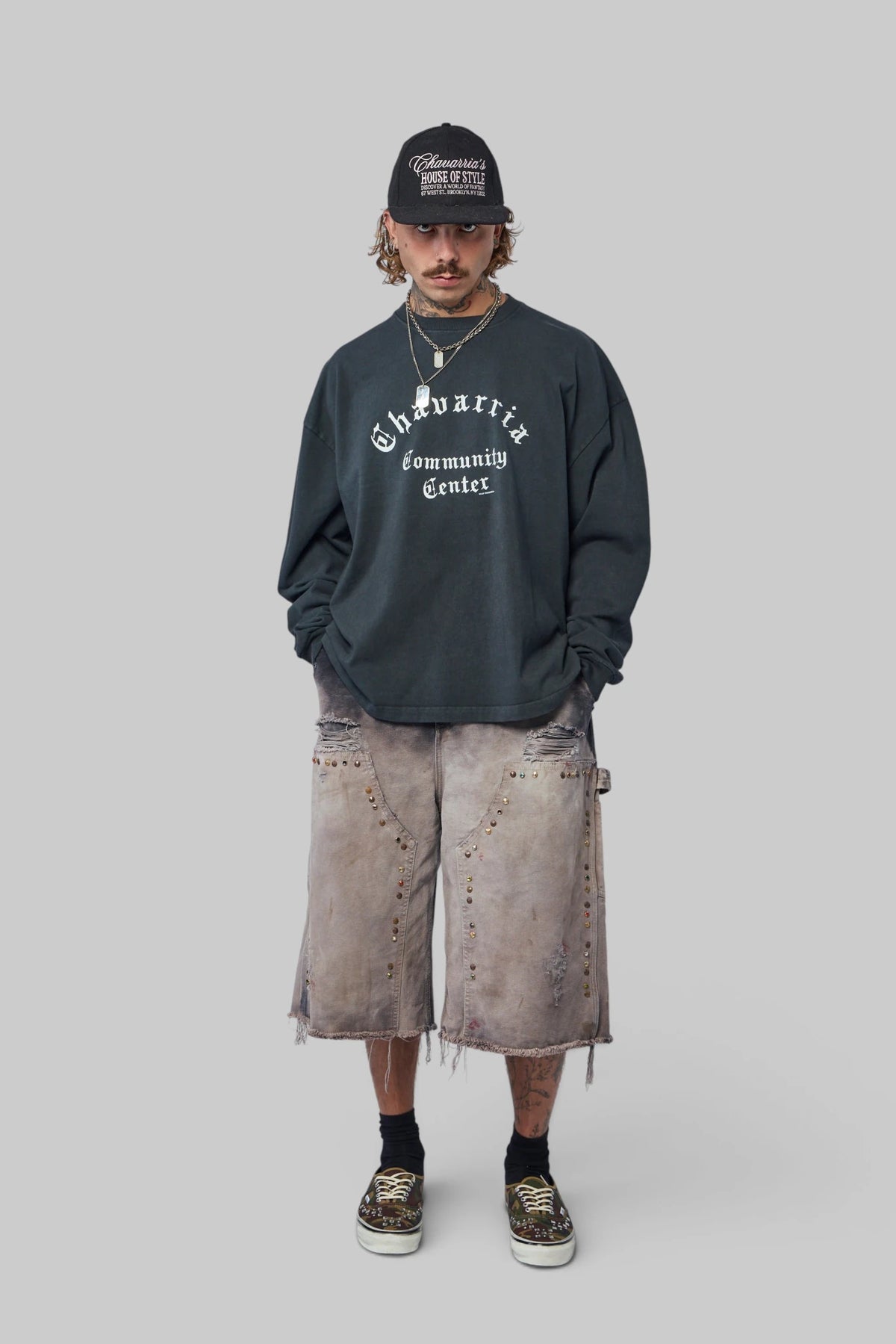 Willy Chavarria - Community Center Ls Buffalo Tee - LABELS