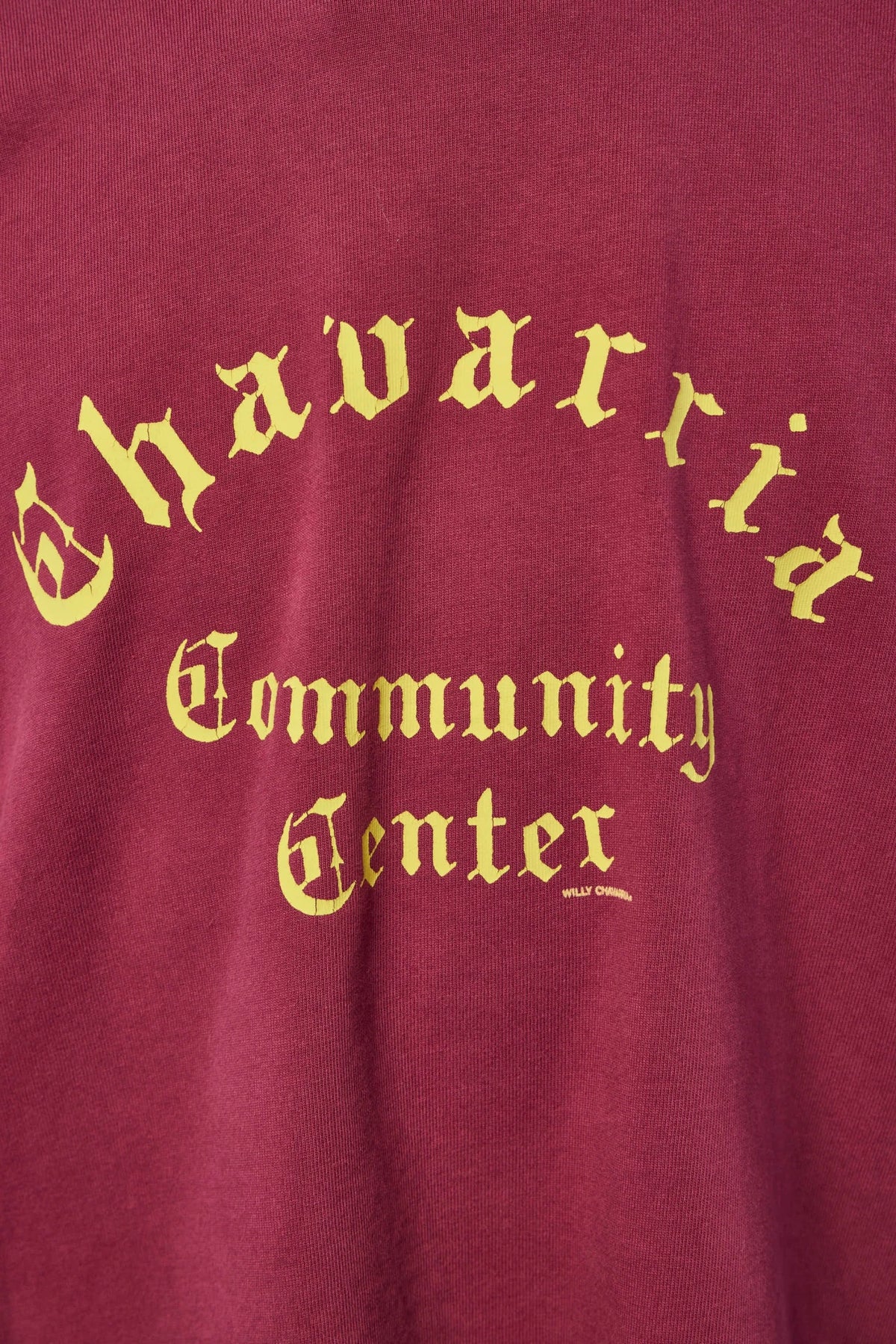 Willy Chavarria - Community Center LS Buffalo Tee - LABELS