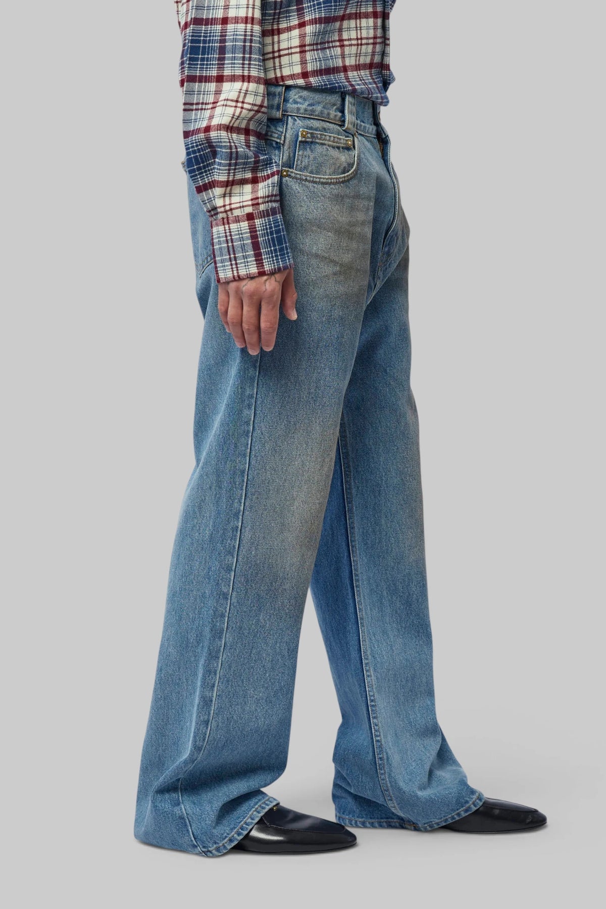 Willy Chavarria - Flared Denim Jean - LABELS