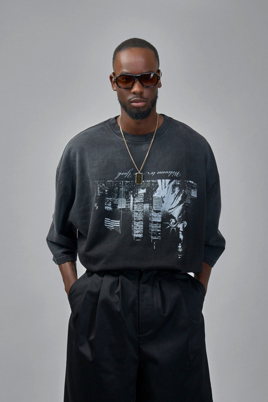 Willy Chavarria - Welcome To NY Buffalo Tee - LABELS