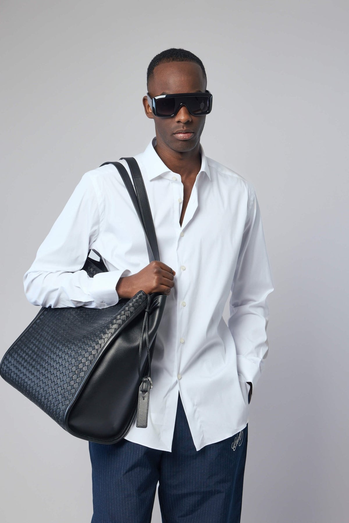 Xacus shirts - classic white cotton dress shirt with refined Italian tailoring