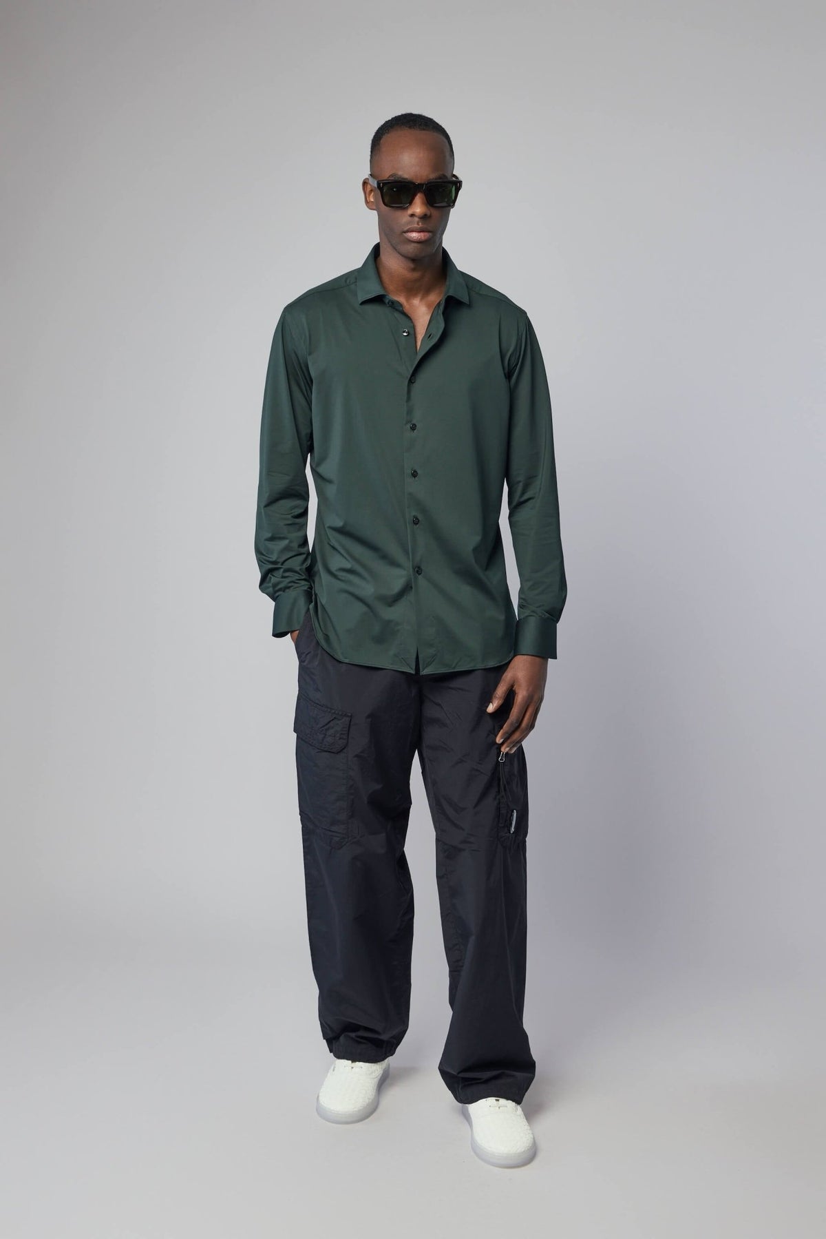 Xacus - Camicia In Jrs Uomo - LABELS