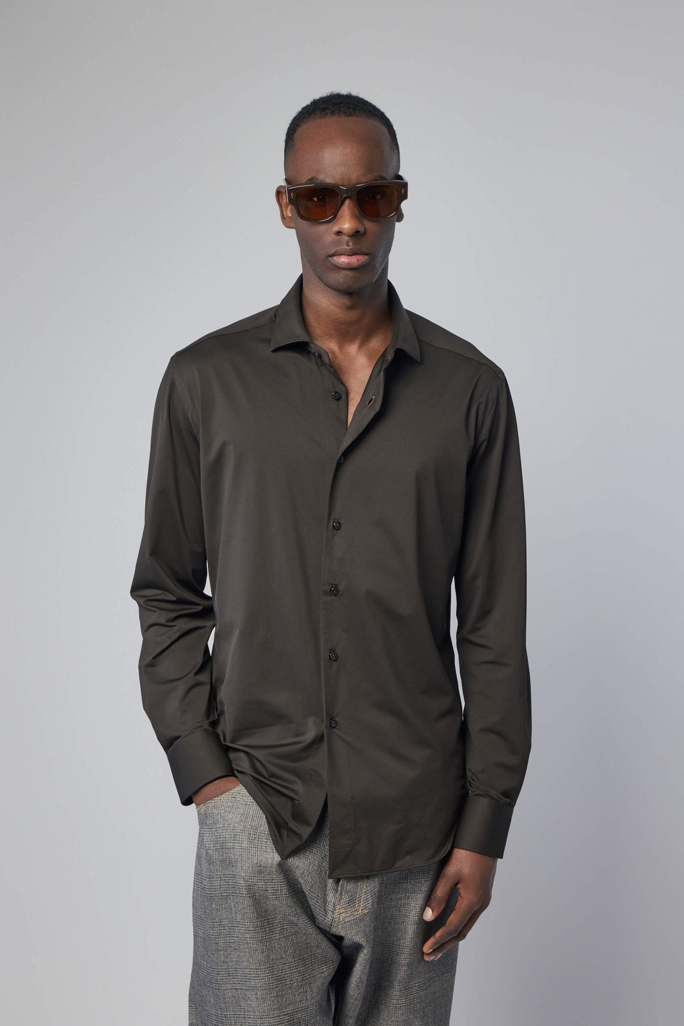 Xacus - Camicia In Jrs Uomo - LABELS