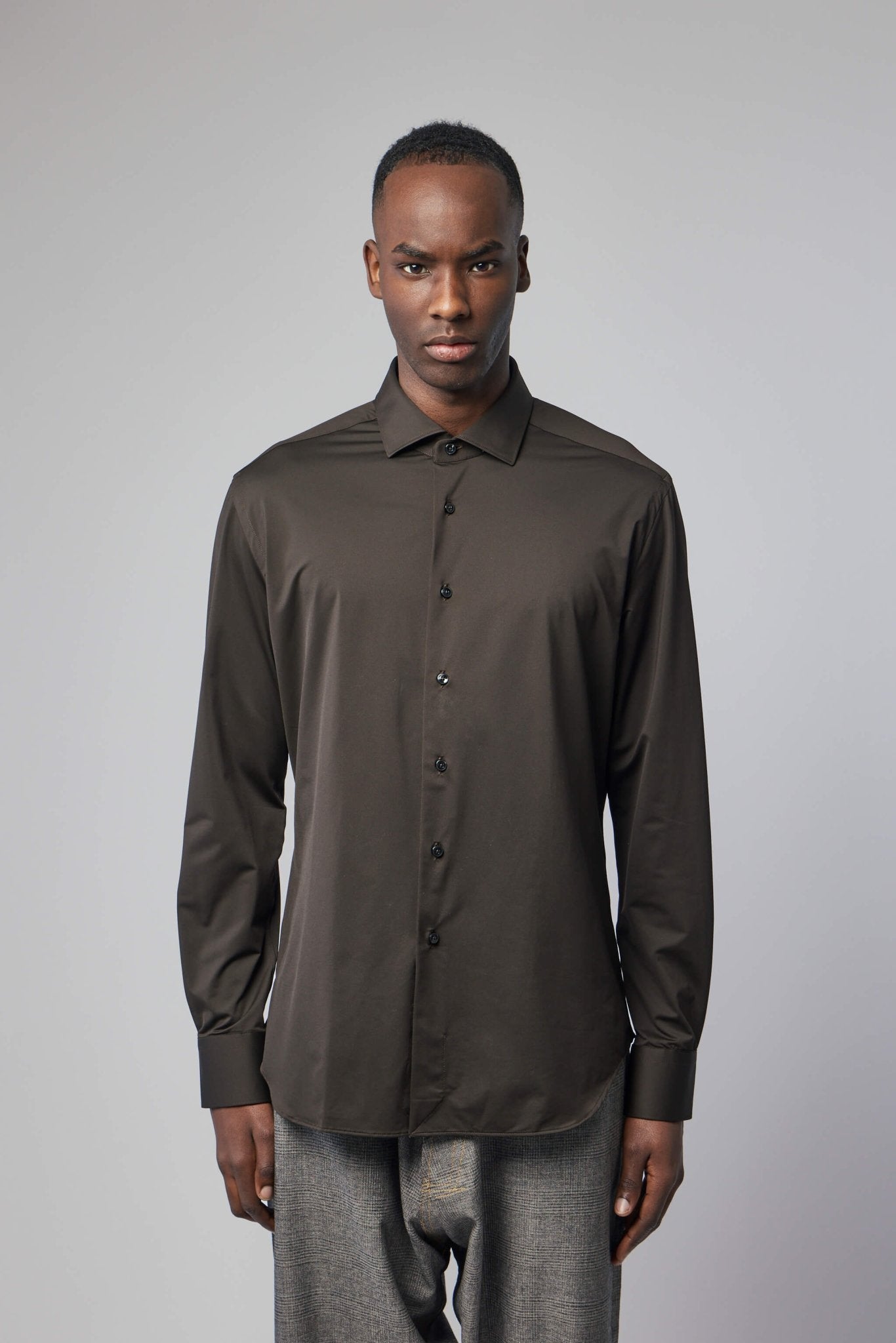 Xacus - Camicia In Jrs Uomo - LABELS