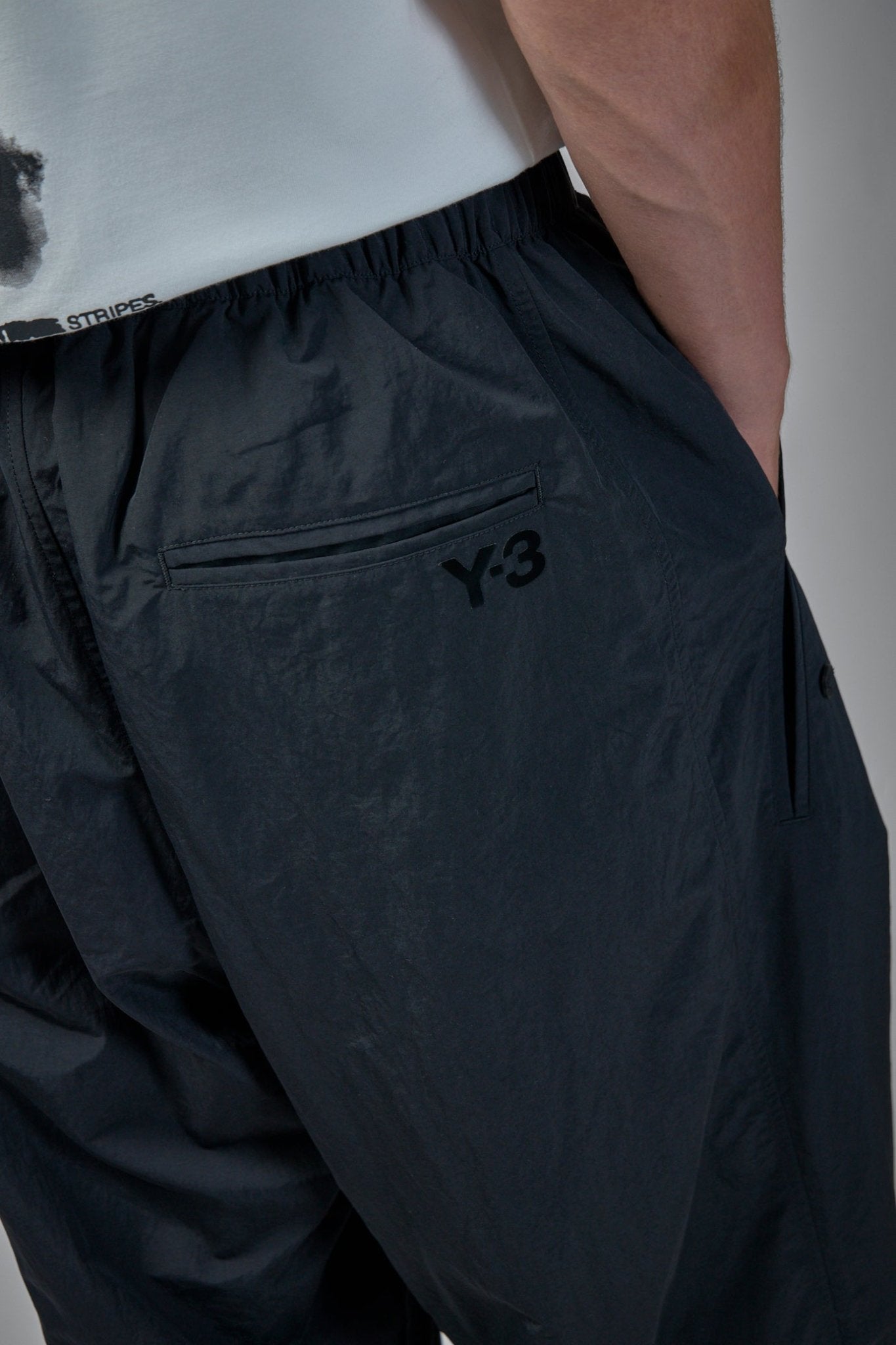 Y - 3 Yohji Yamamoto - 3 Stripes Nylon Pants - LABELS