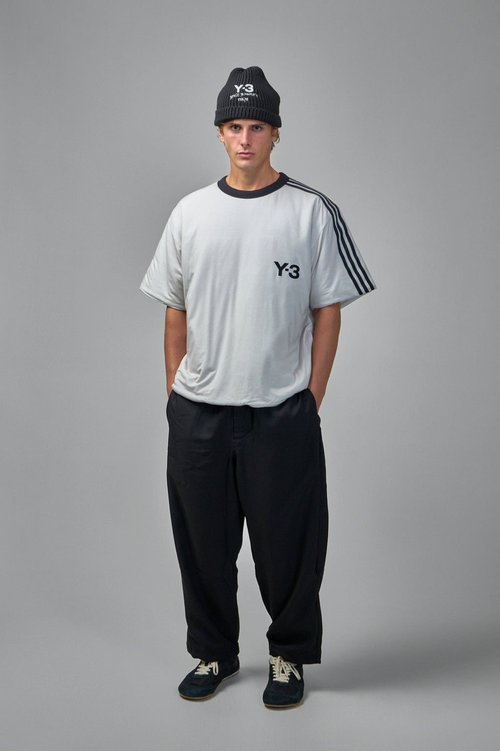 Y - 3 Yohji Yamamoto - 3 - Stripes Track Pants - LABELS