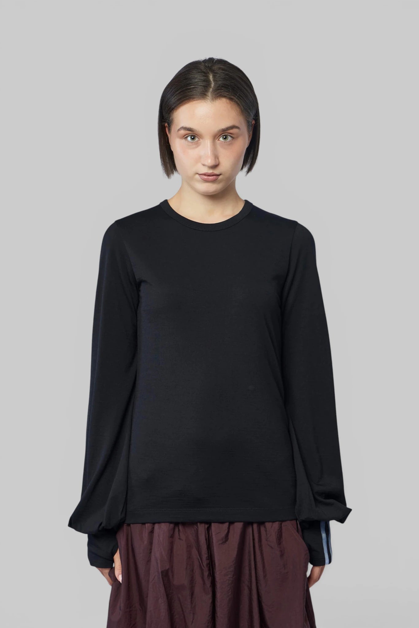 Y-3 Yohji Yamamoto - Cnch Drape LS Tee - LABELS