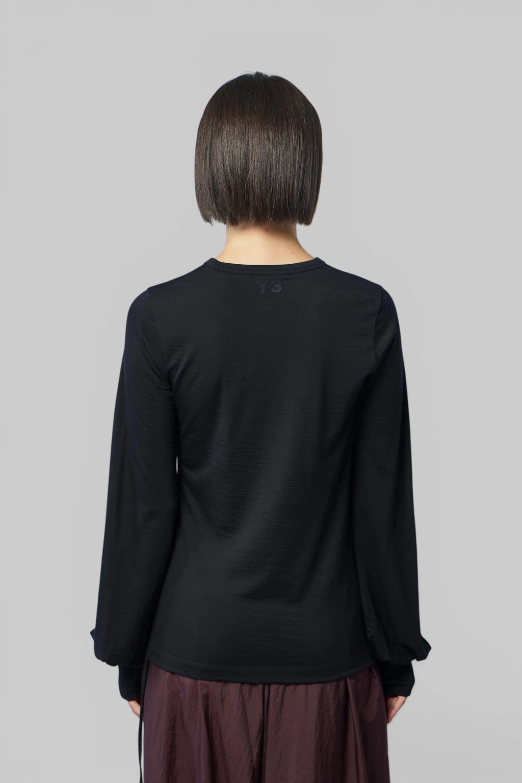 Y-3 Yohji Yamamoto - Cnch Drape LS Tee - LABELS