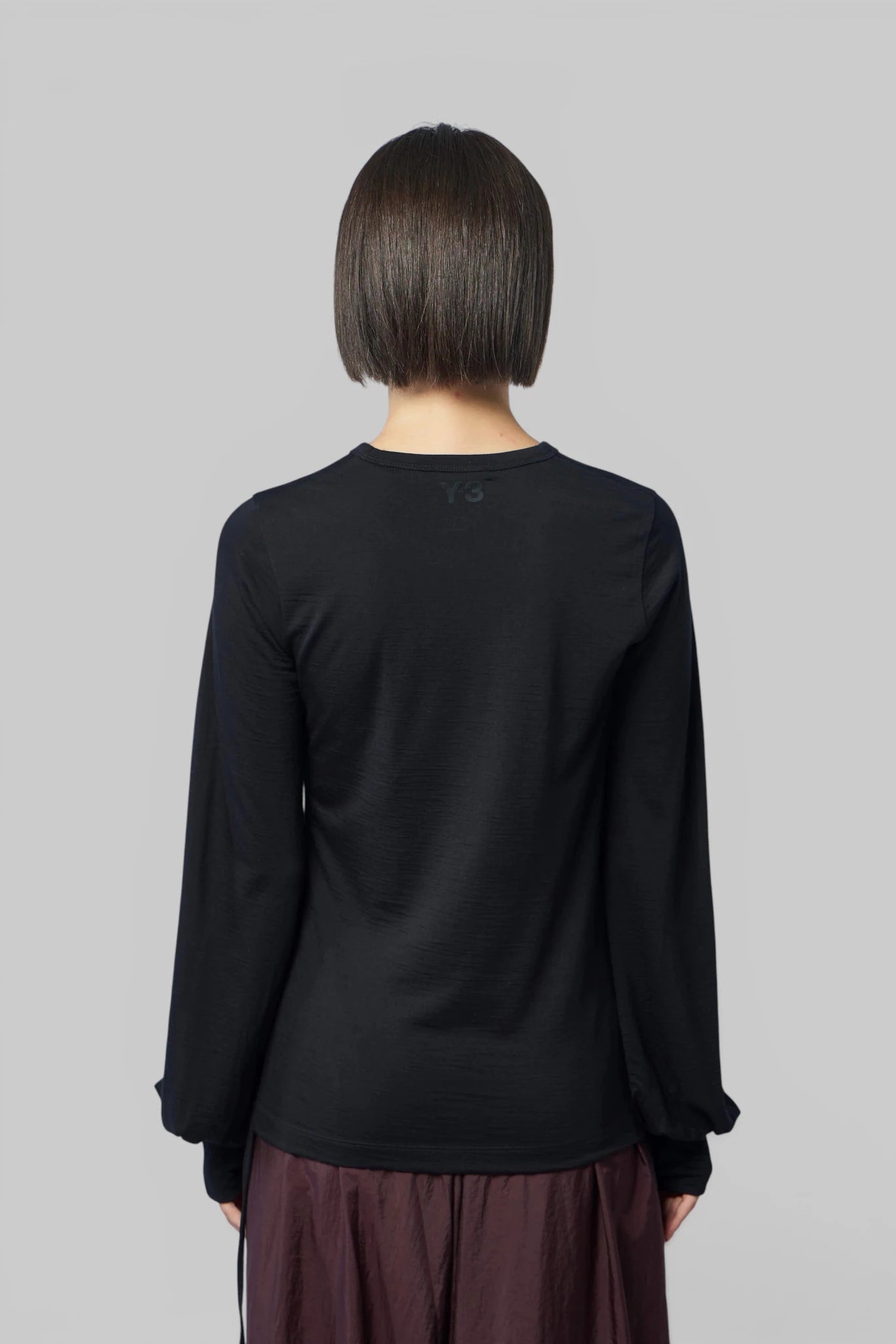 Y-3 Yohji Yamamoto - Cnch Drape LS Tee - LABELS
