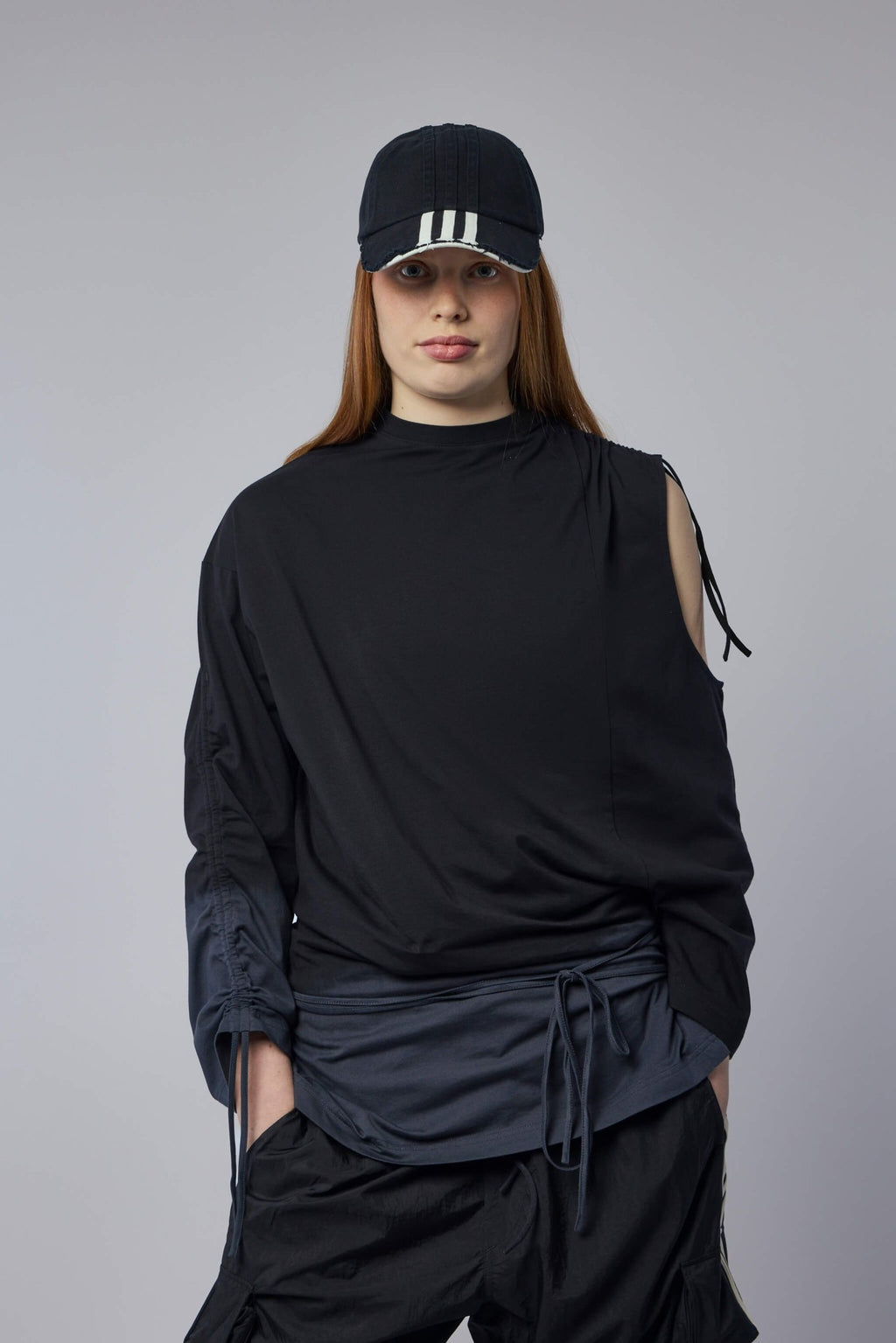 Y - 3 Yohji Yamamoto - Dd Cnch Drape T - LABELS