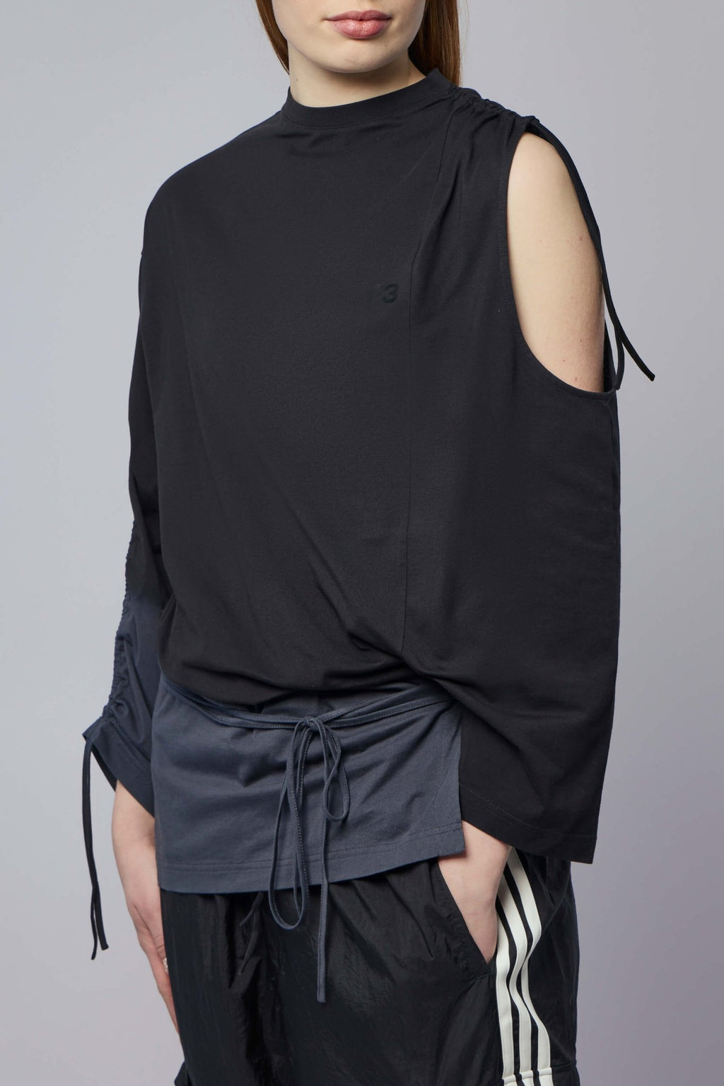 Y - 3 Yohji Yamamoto - Dd Cnch Drape T - LABELS