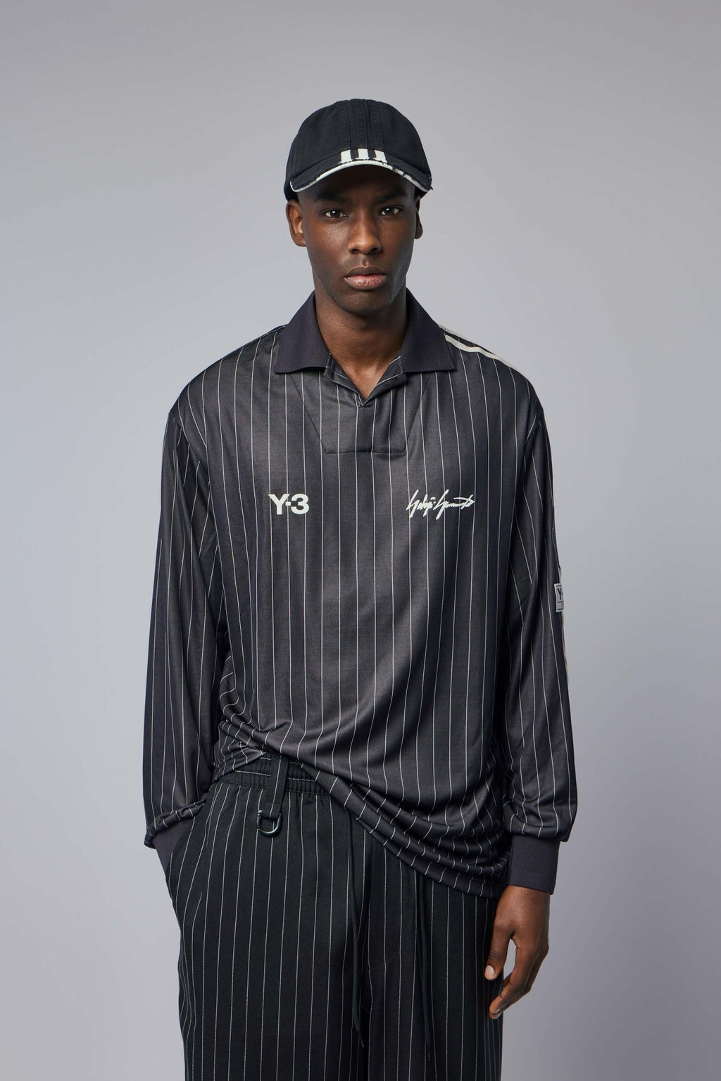 Y - 3 Yohji Yamamoto - Elite 5 LS Football Black - LABELS