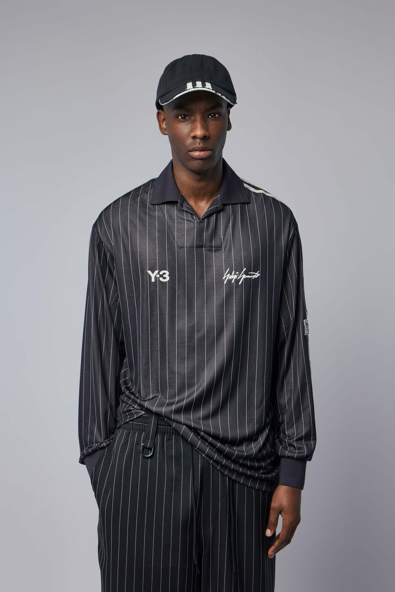 Y - 3 Yohji Yamamoto - Elite 5 LS Football Black - LABELS