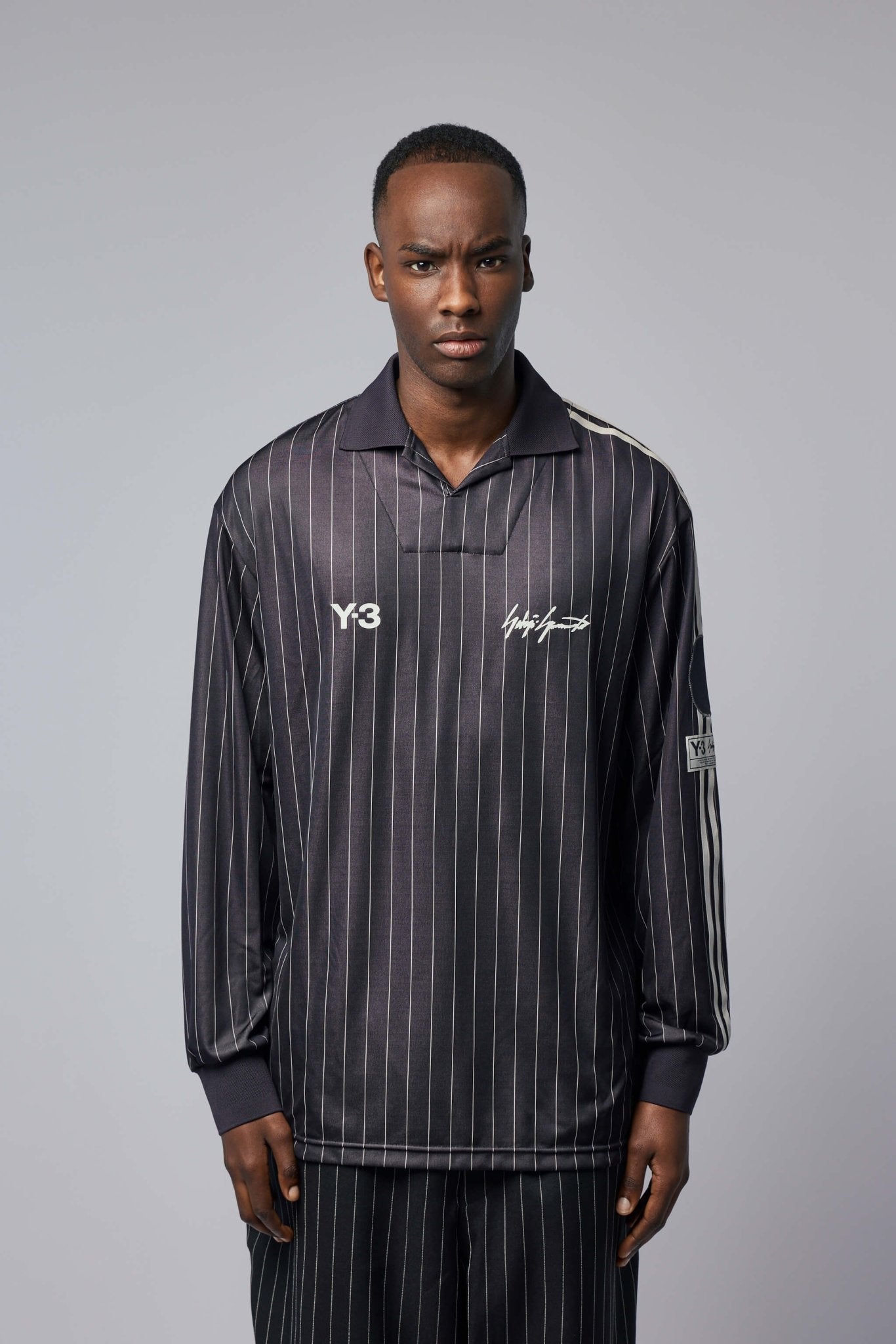 Y - 3 Yohji Yamamoto - Elite 5 LS Football Black - LABELS