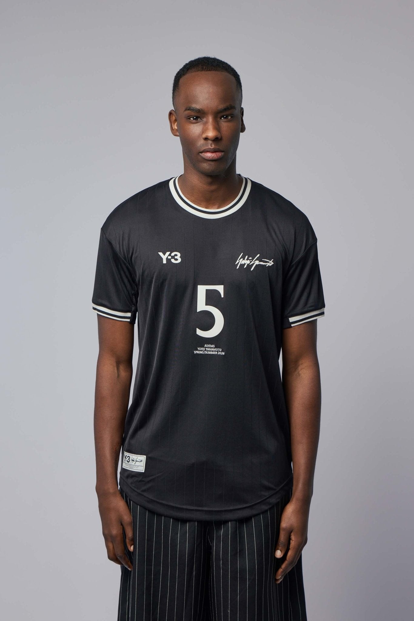 Y - 3 Yohji Yamamoto - Elite 5 SS Football Black - LABELS