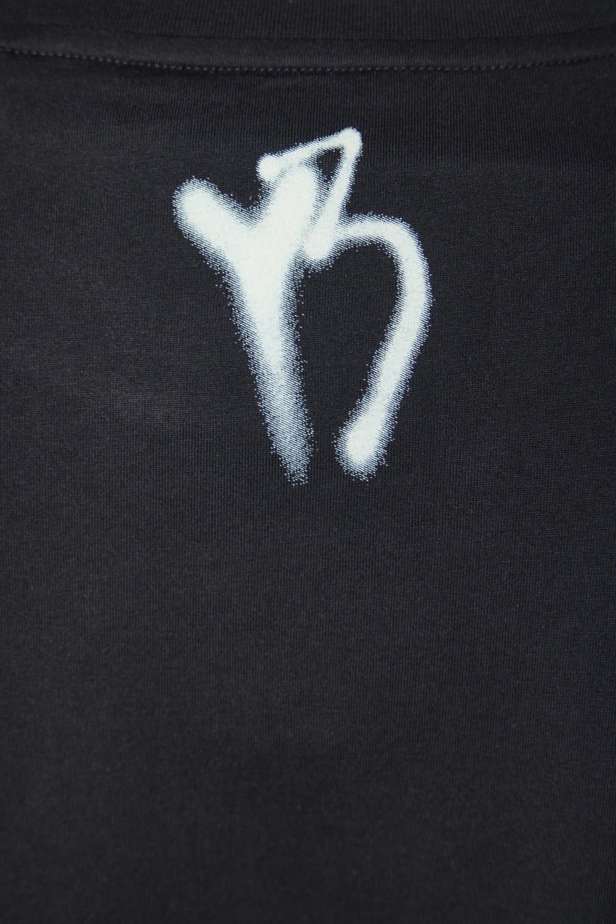Detail shot of Y-3 GFX SS Tee graphic print