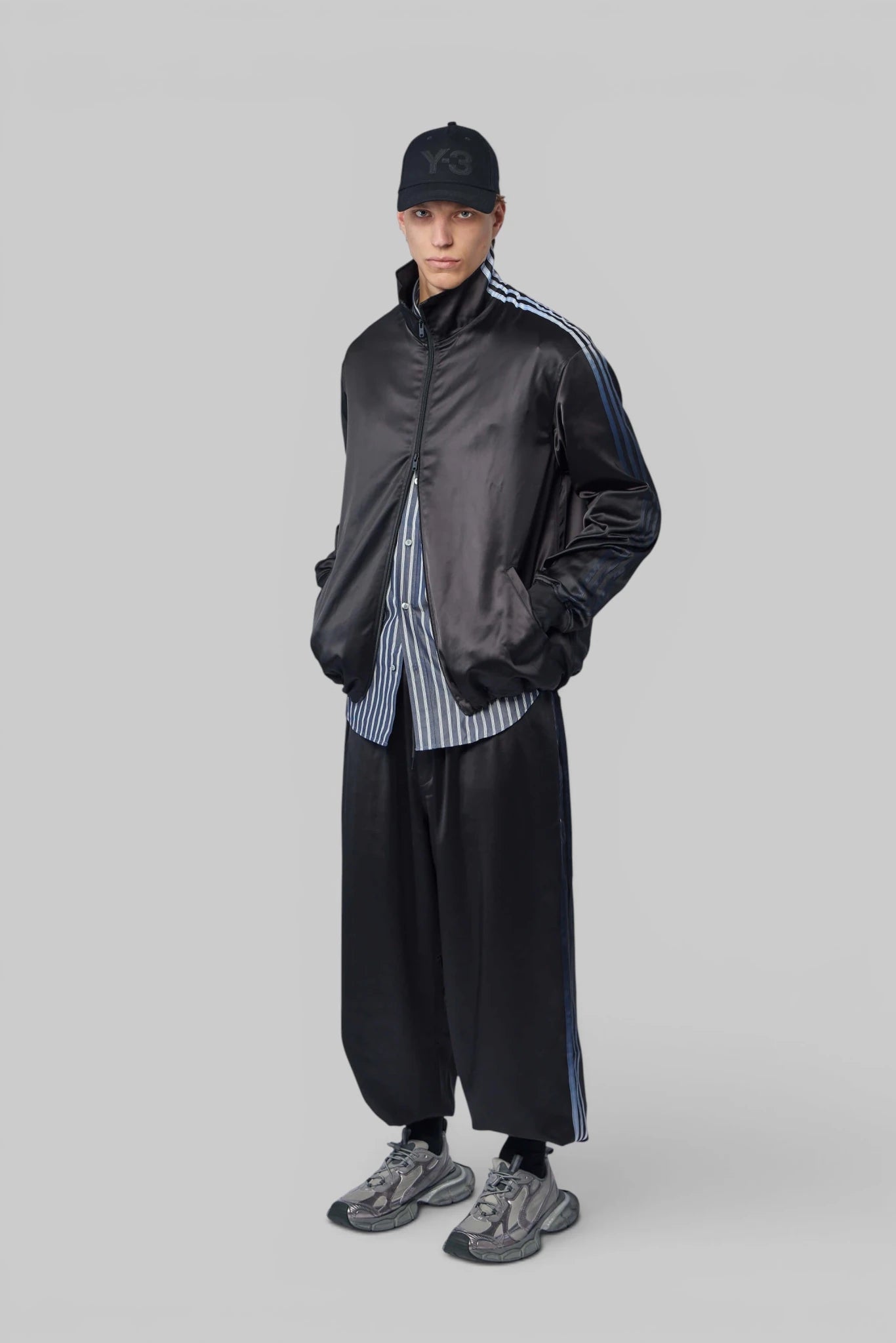 Y-3 Yohji Yamamoto - GRD 3S Satin TT - LABELS
