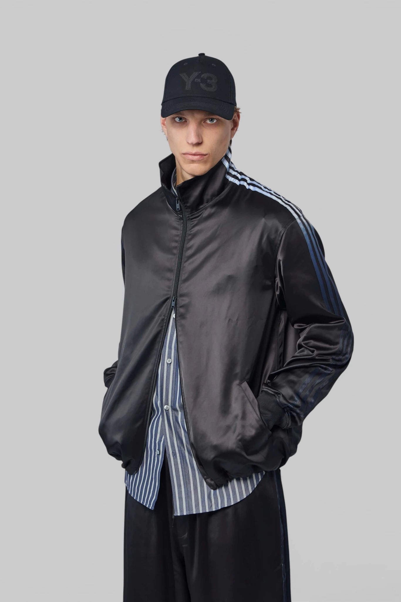 Y-3 Yohji Yamamoto - GRD 3S Satin TT - LABELS