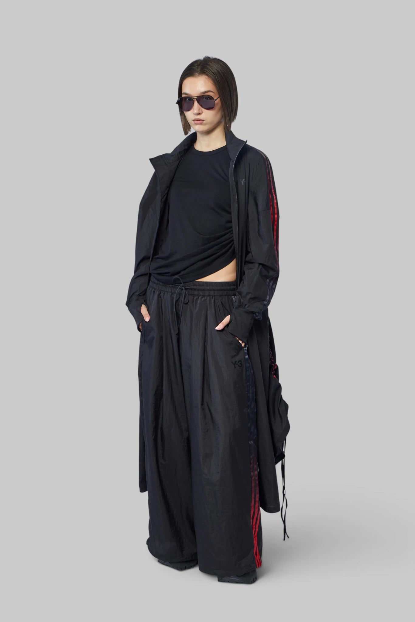 Y-3 Yohji Yamamoto - GRD 3S Wide Pants - LABELS