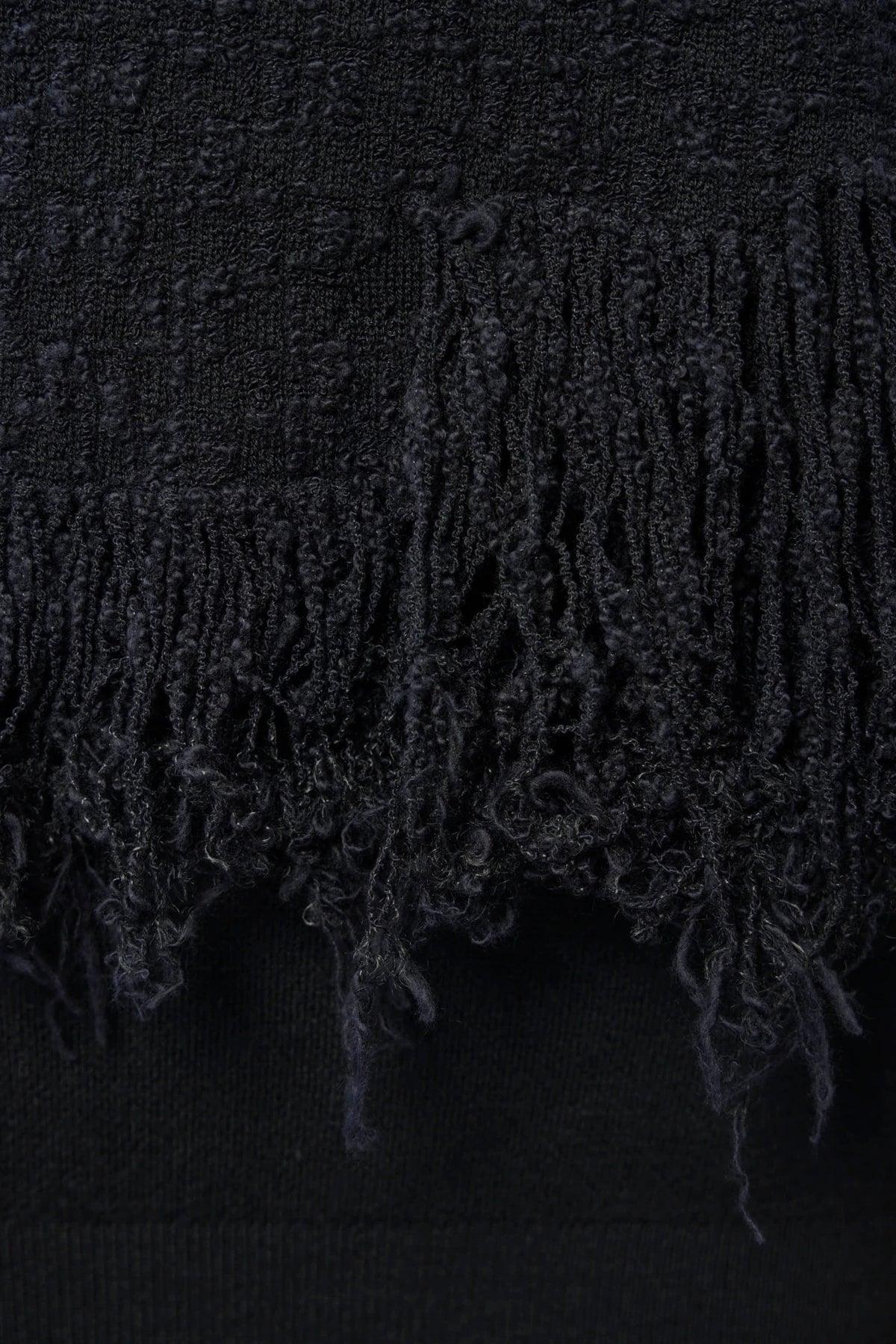 Y-3 Yohji Yamamoto - Knitted 3-Stripes Fringy Vest - LABELS