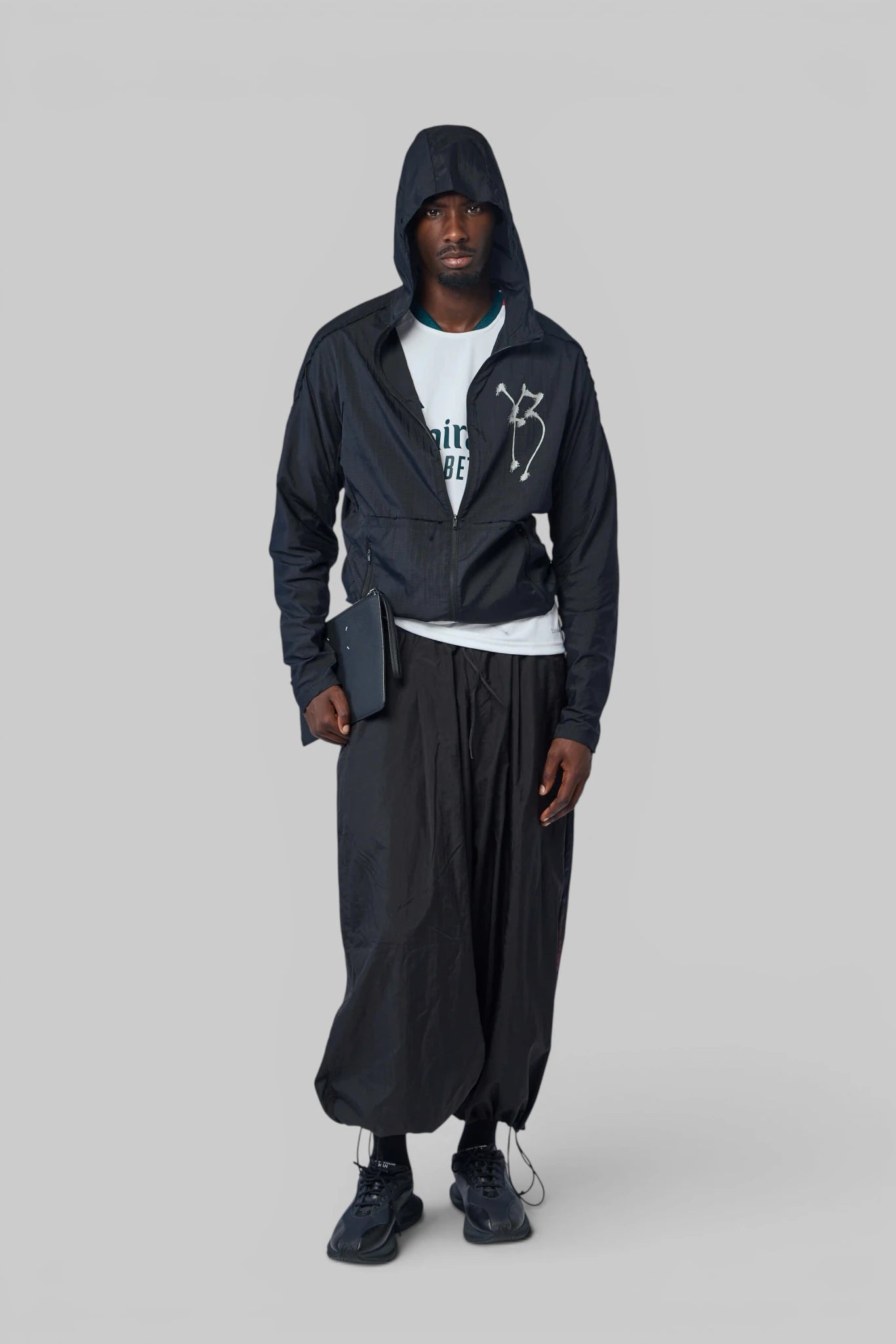 Y-3 Yohji Yamamoto - M GFX Run Jacket - LABELS