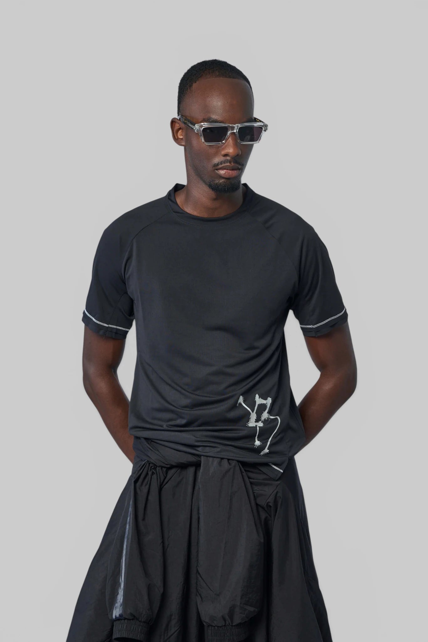 Y-3 Yohji Yamamoto - M GFX Run SS Tee - LABELS